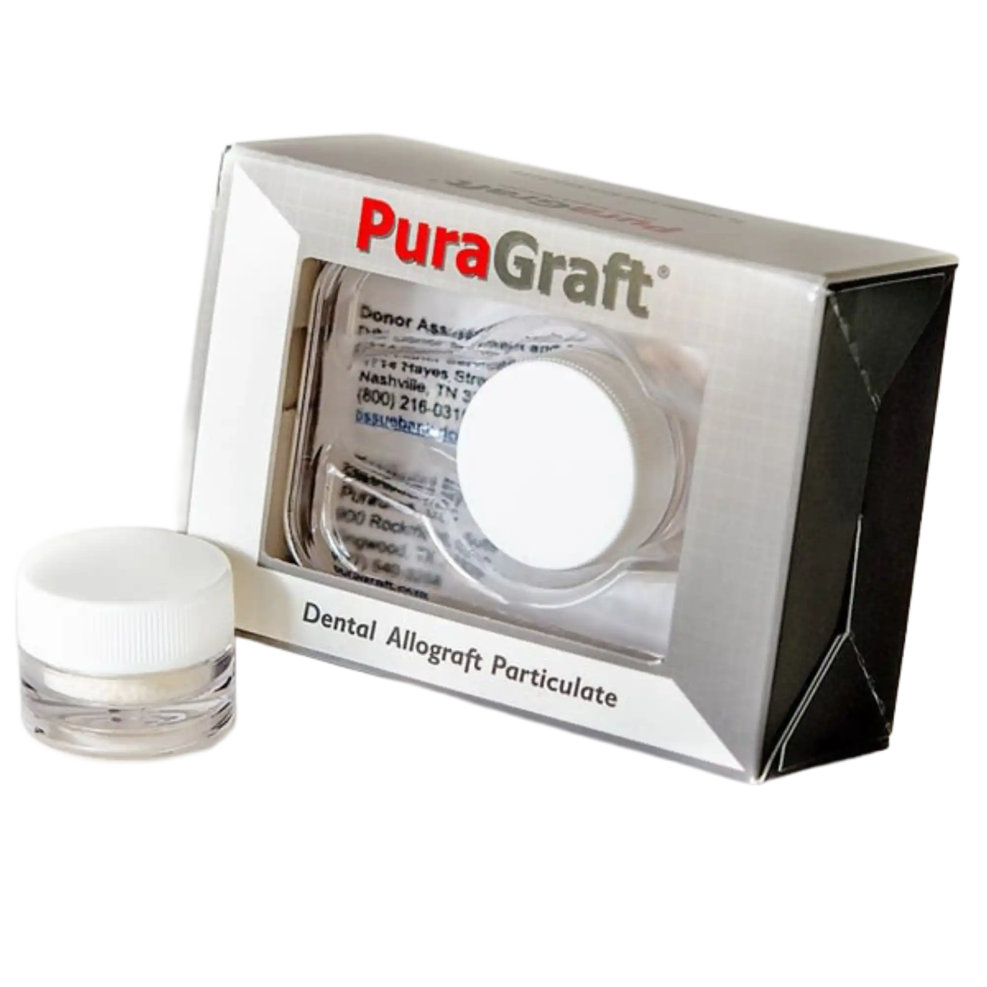 PuraGraft Min/Demin Cortical 70/30 Bone Graft, 250-1000 µm, 2 cc, MX-250-200 - Min Demin Cortical 70/30 250-1000 2Cc, MX-250-200 - Image 1
