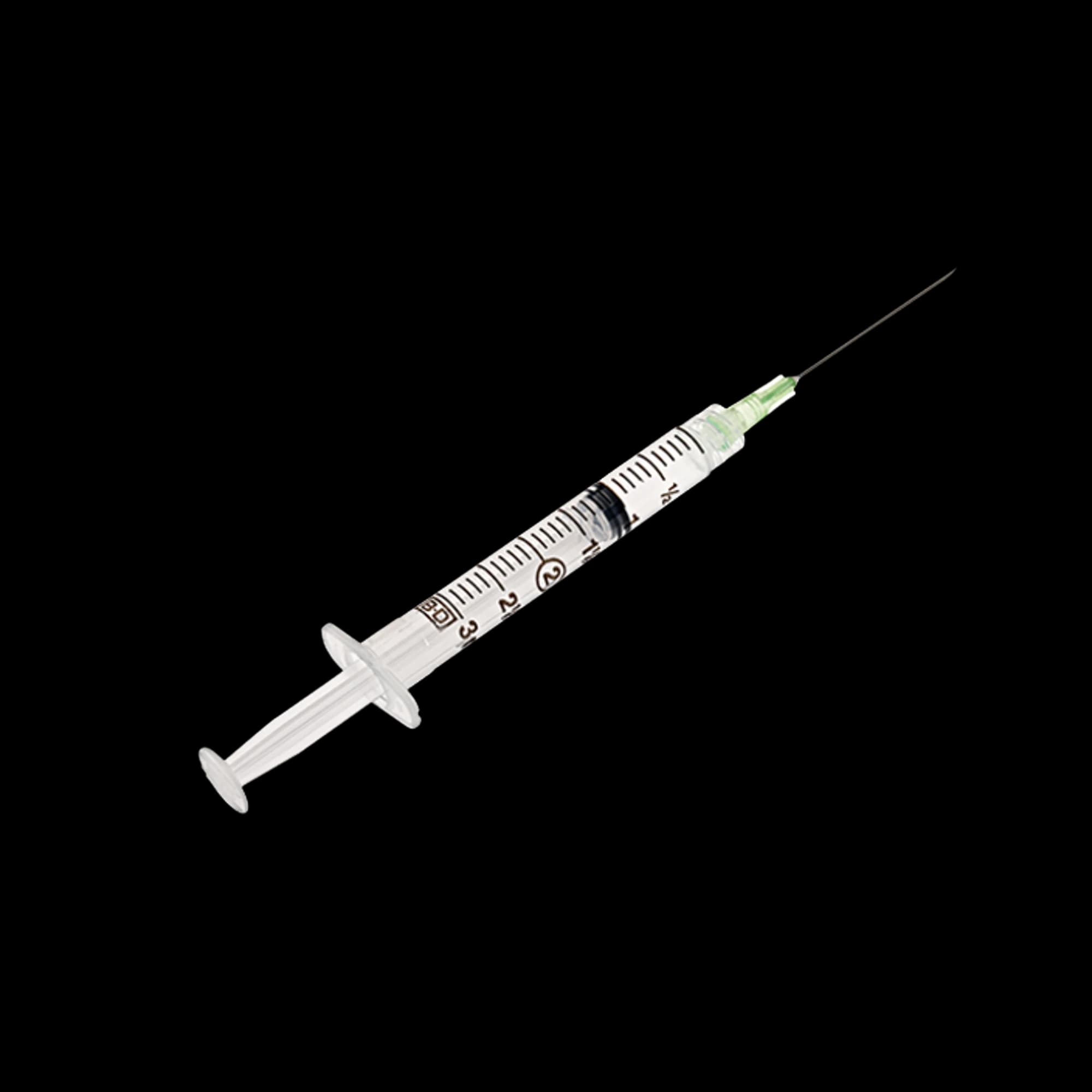 BD 3mL Syringe with 21G x 1-1/2" Needle Combination, Luer-Lok, Sterile, 100/Bx, 309577 thumbnail 2
