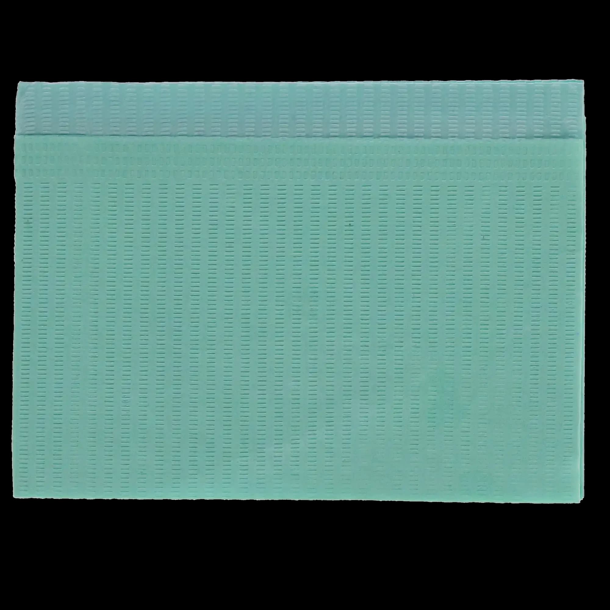 Crosstex Advantage Plus 3-Ply Patient Bibs, 18" x 13", Aqua, 500/Case, WPXAAQ thumbnail 3