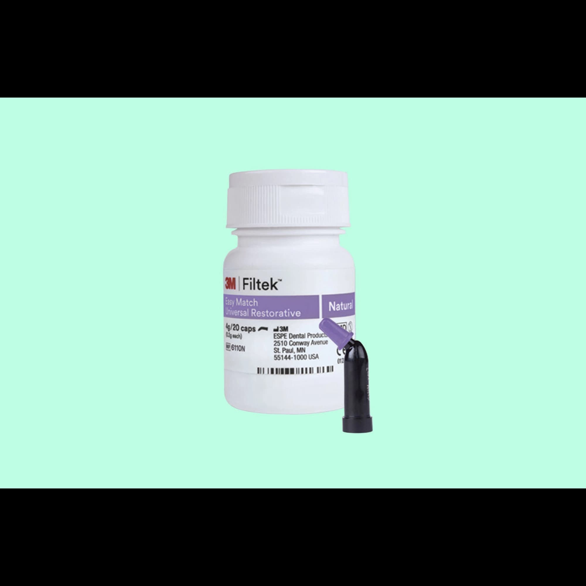 3M (Solventum) Filtek Easy Match Universal Restorative Capsules, Natural, 0.2g, 20/Pk, 6110N thumbnail 2