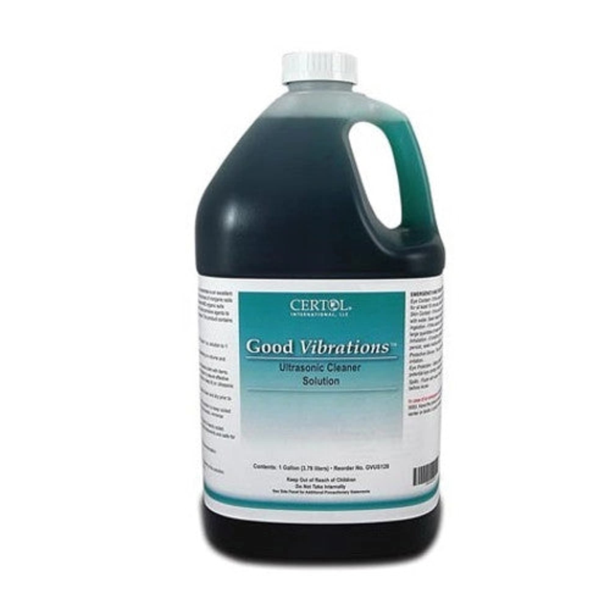 MicroCare Certol Good Vibrations Ultrasonic Cleaner Concentrate, 1 Gallon, 4/Case, GVUS128 - Certol Good Vibrations Gallon 4/Cs - Image 1