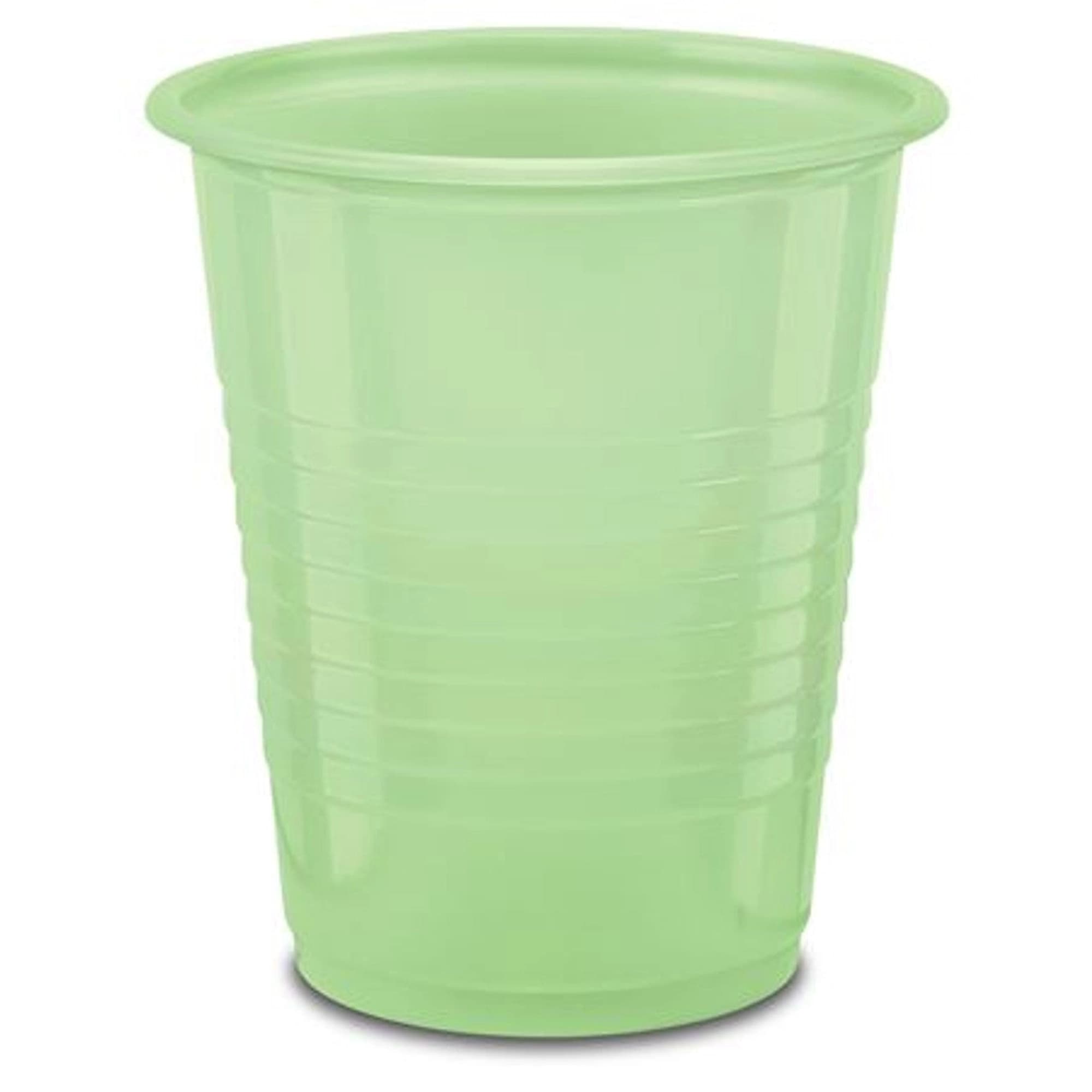 Crosstex Advantage Disposable Plastic Cups, 5 oz, Green, 1000/Case, CXAGR - Crosstex - Advantage Cup 5Oz Green 1000/Cs - Image 1