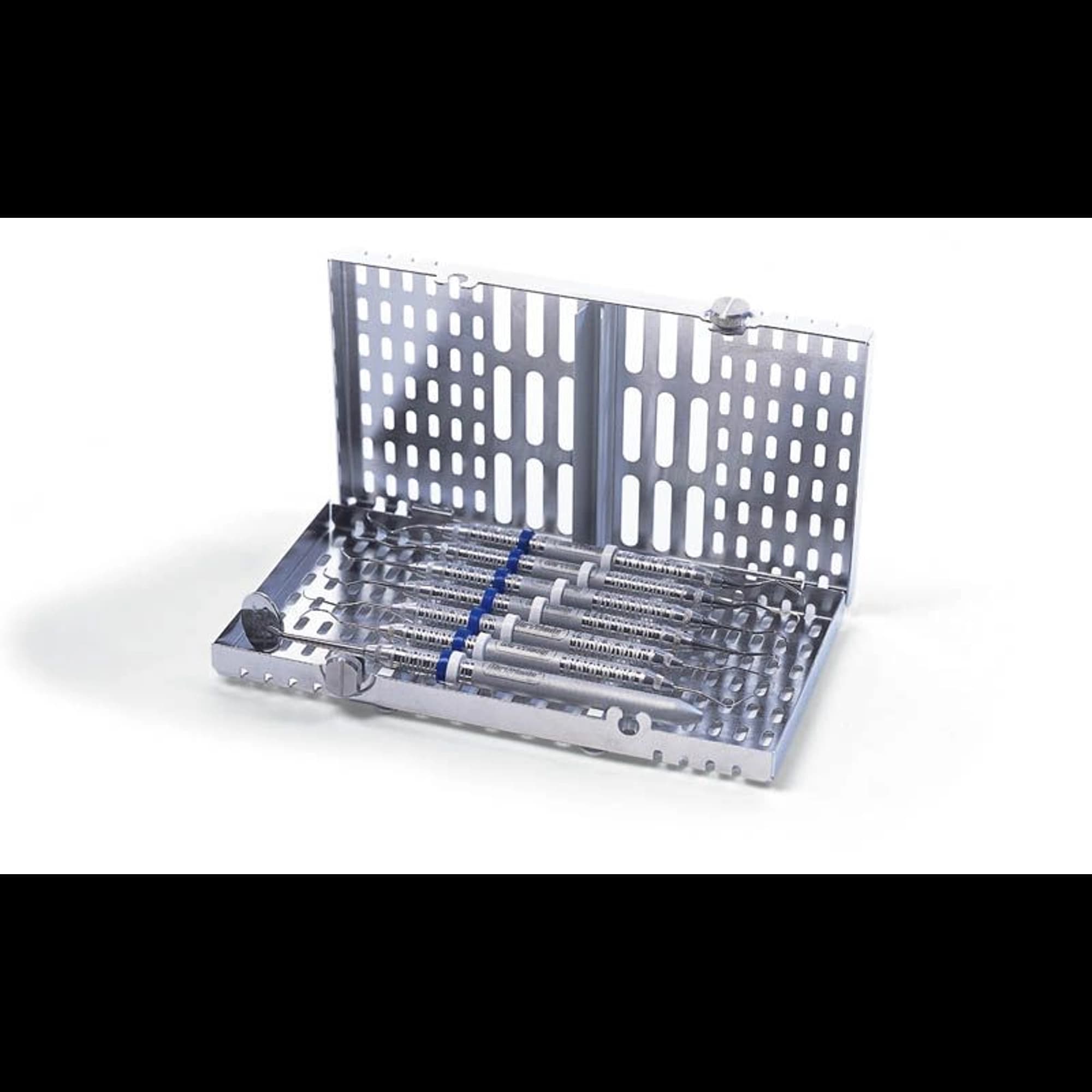 Hu-Friedy Signature Series Space Saver Seven Instrument Cassette, Blue, IMSS78 thumbnail 2