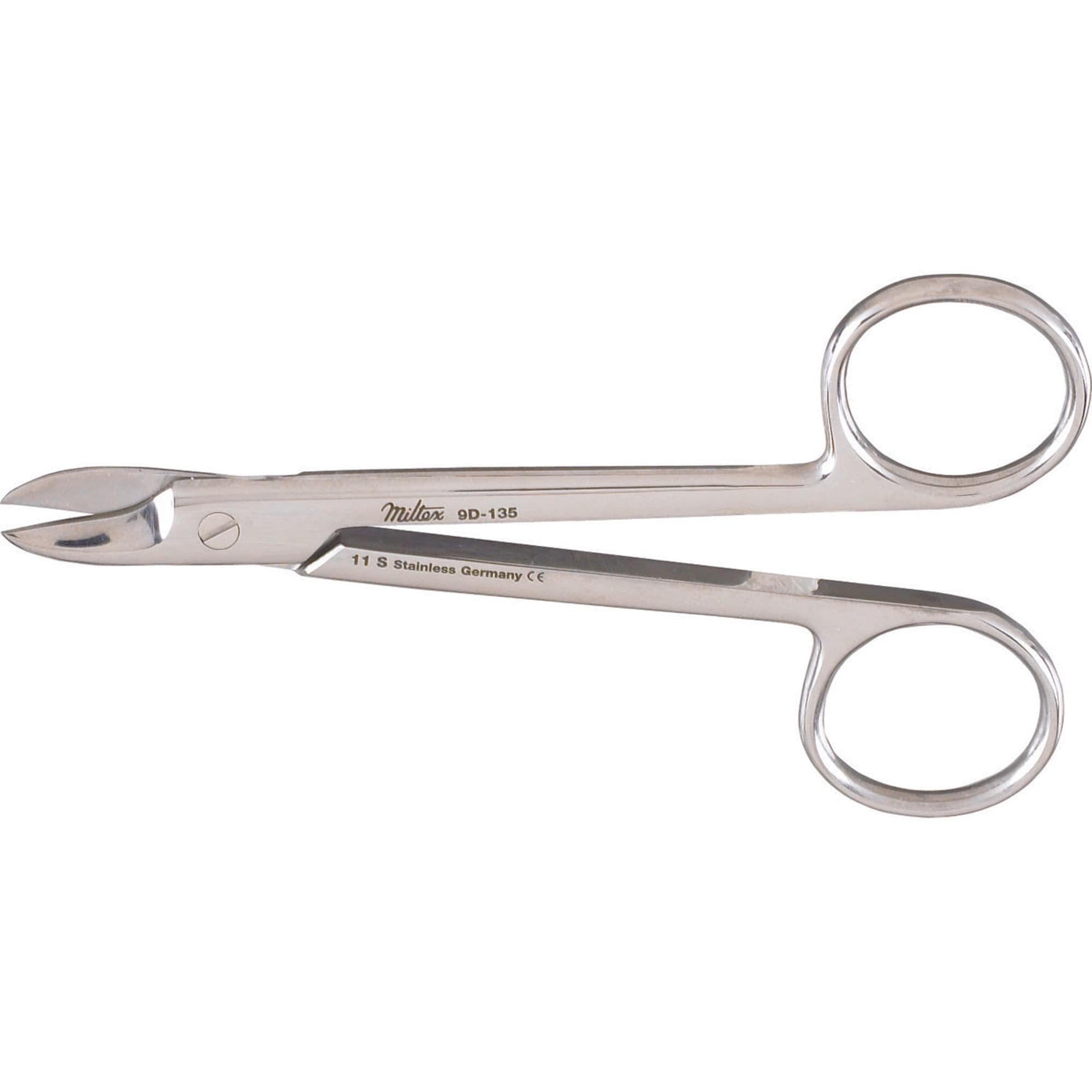 Miltex Crown and Collar Scissors, #11S, Curved, Smooth Blades, 4-1/4" (9D-135) thumbnail 6