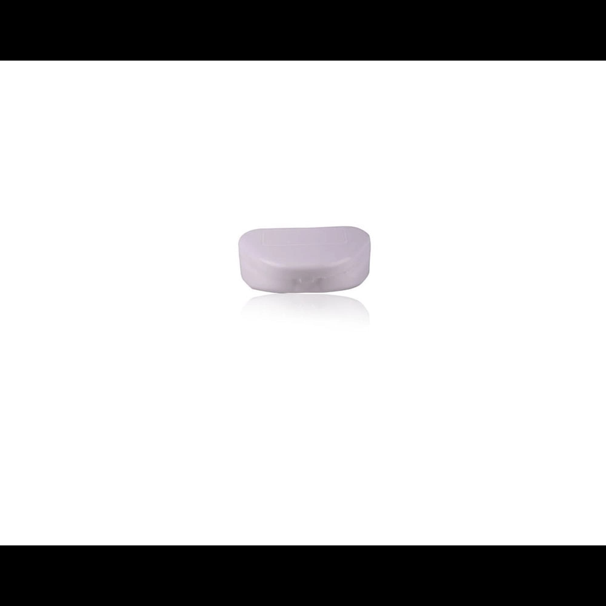 Plasdent High Impact Standard Retainer Box, White, 1" Deep, 12/Box, 200RT-1 - Plasdent - Standard Retainer Box White 12Bx - Image 1