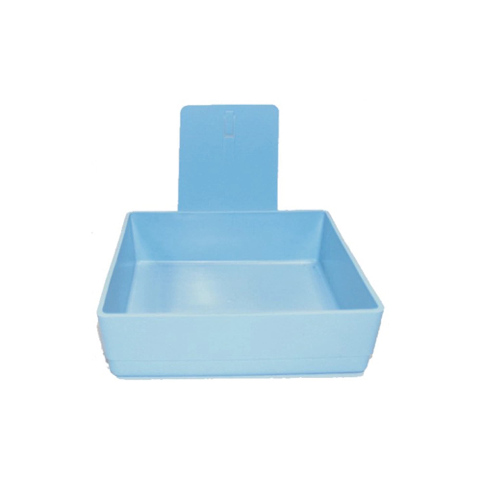 Plasdent Pro Lab Pan, Light Blue Plastic, 8-5/8" x 8-5/8" x 2-3/8", 209PLP-2 - Plasdent - Pro Lab Pan Blue - Image 1