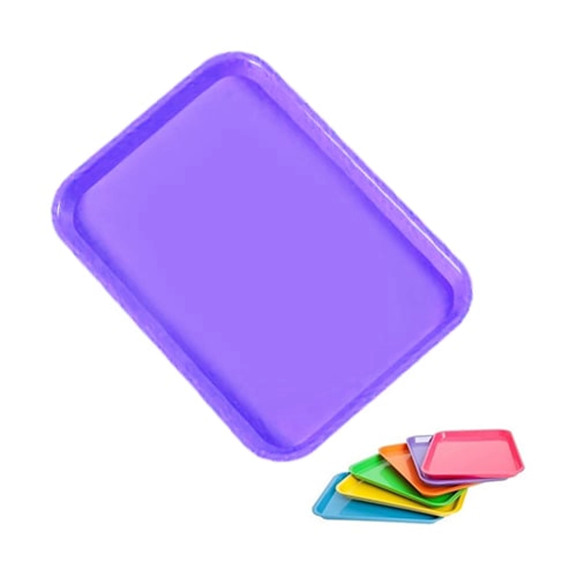 Plasdent Set-Up Tray Flat Size B Neon Purple, 300BF10N - Plasdent - Flat Tray Size B Neon Purple - Image 1