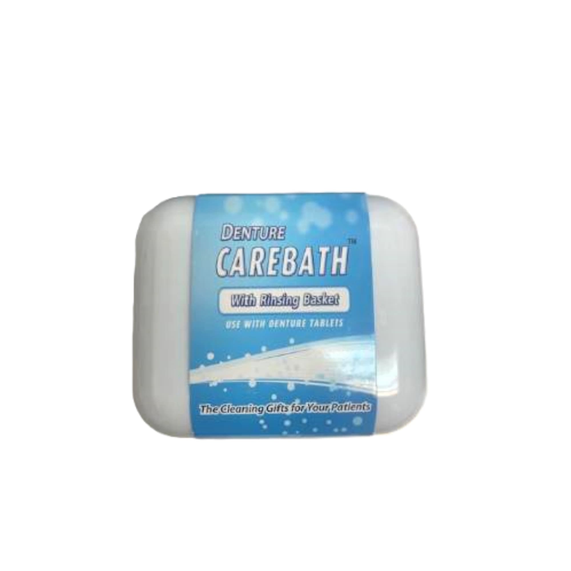 Plasdent Denture Care Bath with Rinsing Basket, White, 12/Pkg thumbnail 2