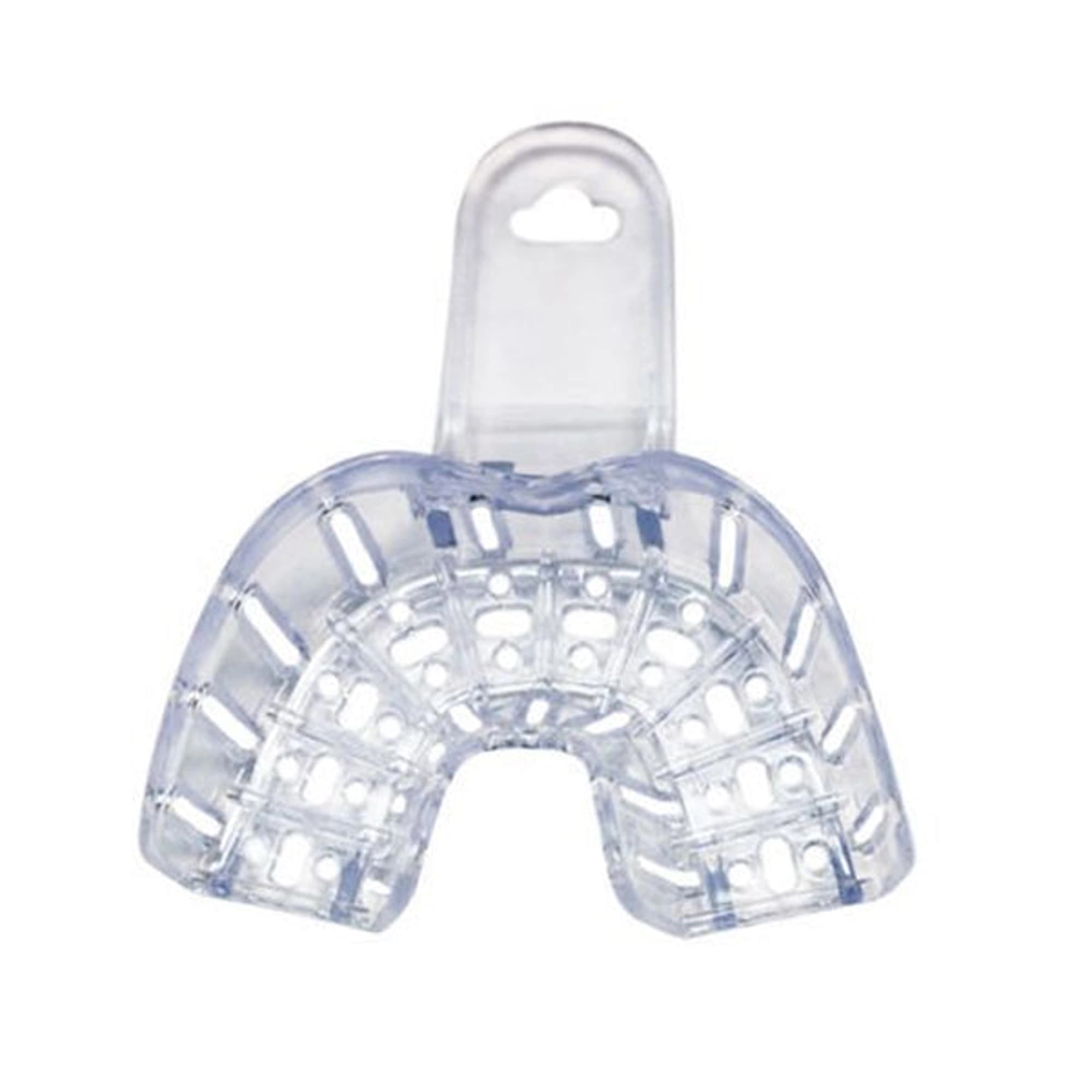 Plasdent Excellent Crystal Impression Trays, Anterior #9, Clear, Perforated, 12/Pk, ITC-ANT thumbnail 2