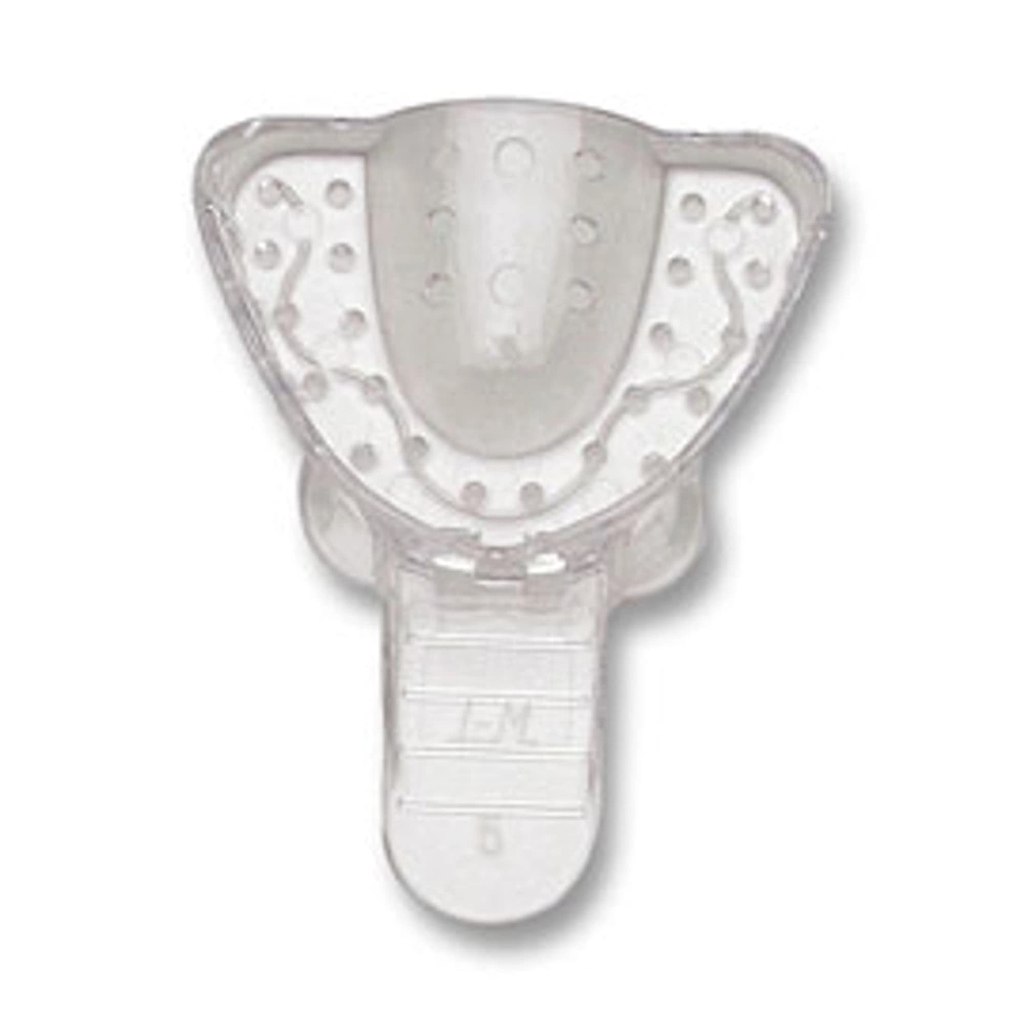 Plasdent Excellent Crystal Impression Trays, #5 Small Upper, Perforated, Clear, 12/Pk, ITC-SU thumbnail 2