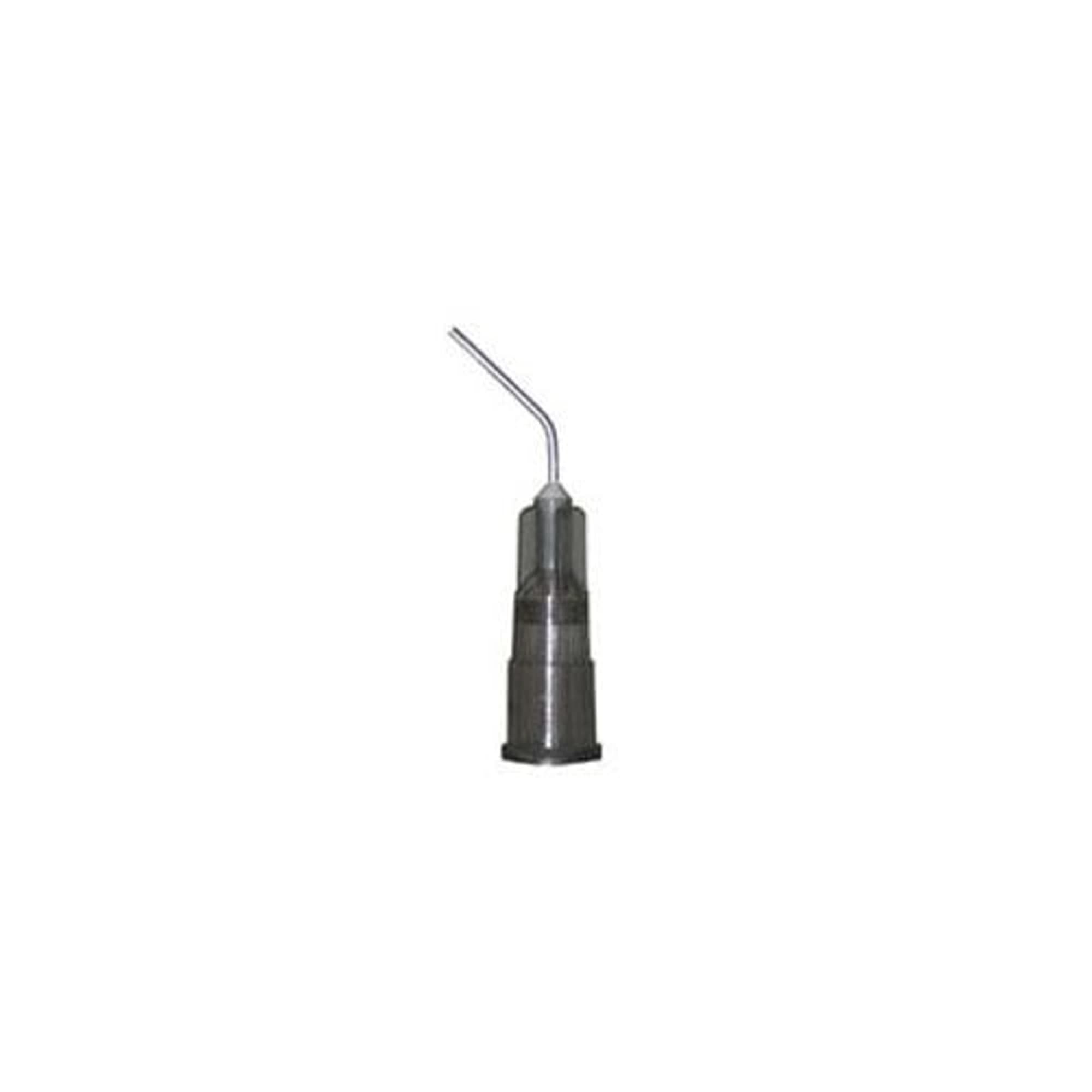 Quala Pre-Bent Dispensing Tips, 22 Gauge, Grey, 100/Bag - Quala - 22G Tip Grey 100/Bg - Image 1
