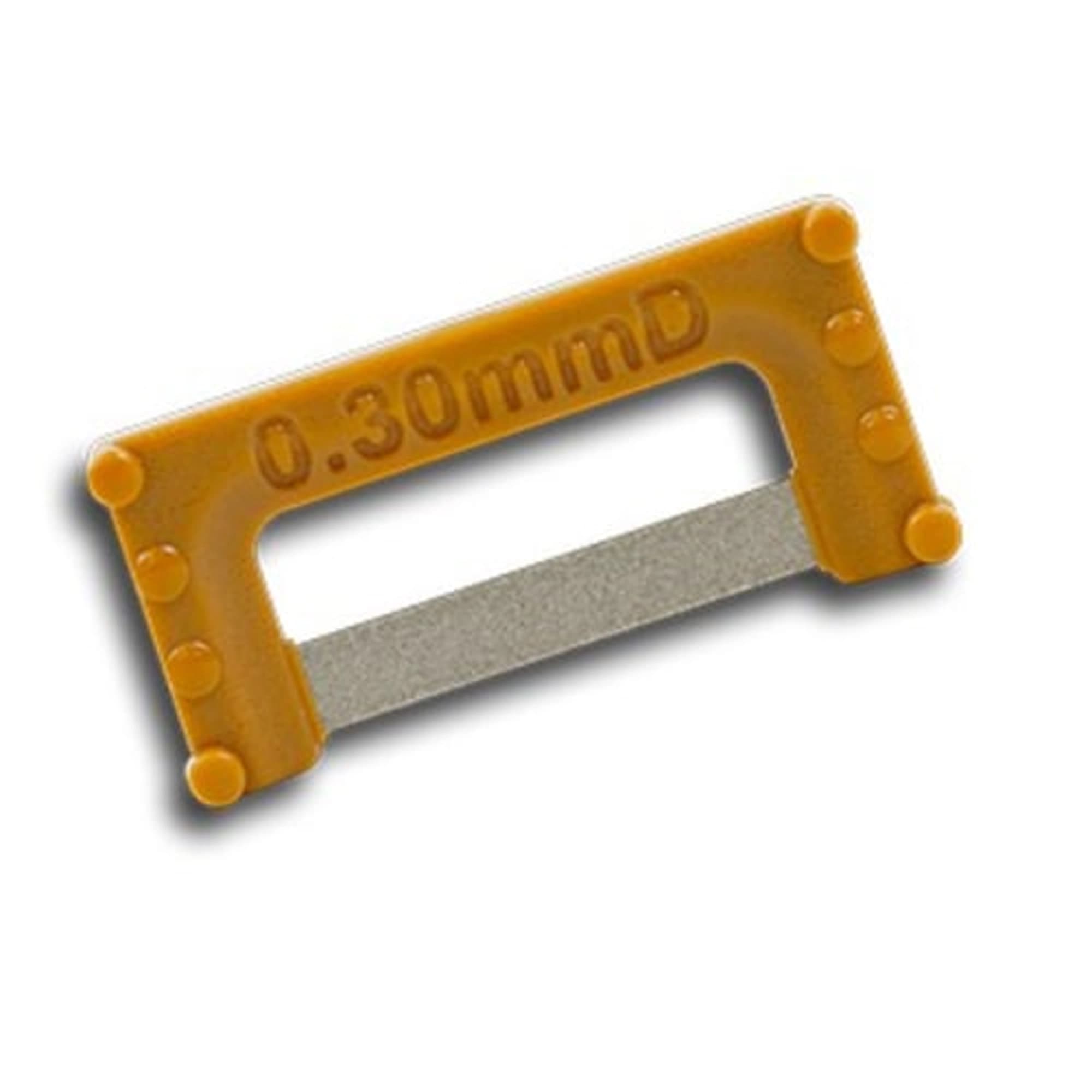 ContactEZ IPR Plus Widener Strip, Double-Sided, Coarse Diamond, 0.30 mm, Brown, Small, 8/Pk, 32808 - IPR Plus Widener Strip, Double-Sided, Coarse Diamond, 0.30 mm, Brown, Small, 8/Pk, 32808 - Image 1