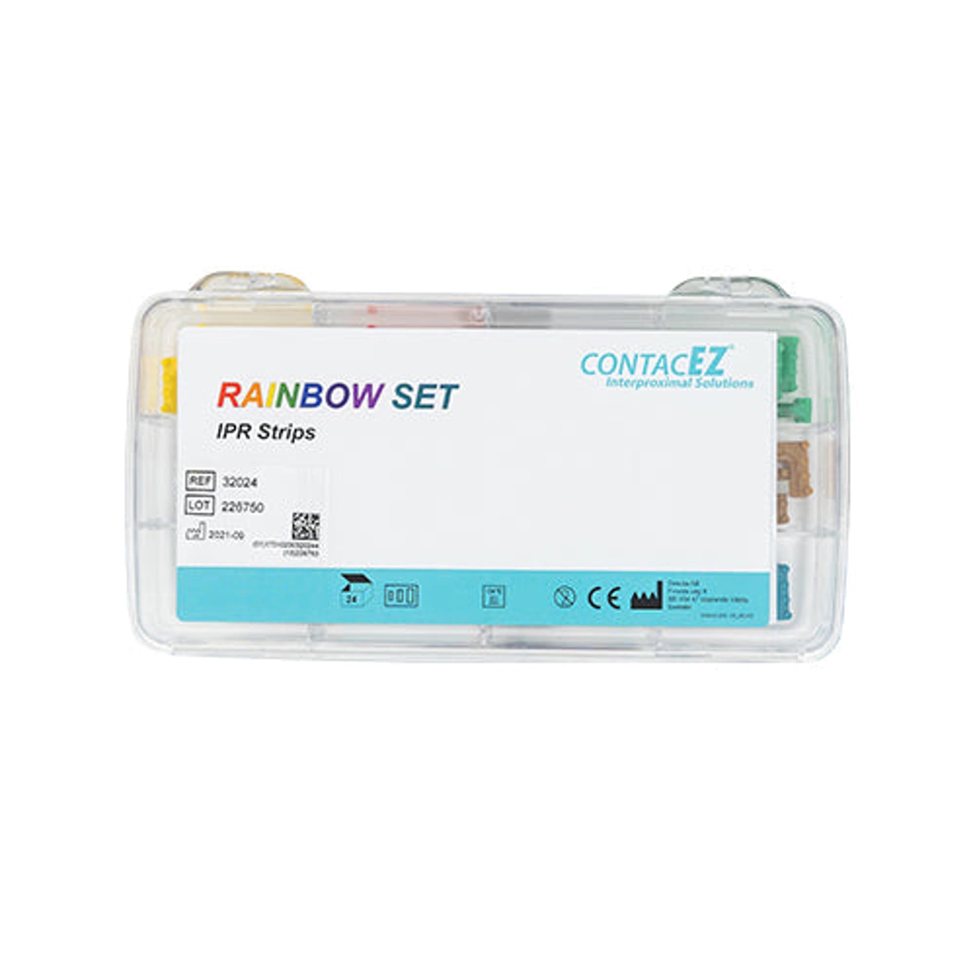 ContactEZ IPR Rainbow Interproximal Reduction Strip Set, 0.07 mm - 0.50 mm, 24 Strips, 32024 - IPR Rainbow Set, 0.07 mm - 0.50 mm, 24/Pk, 32024 - Image 1