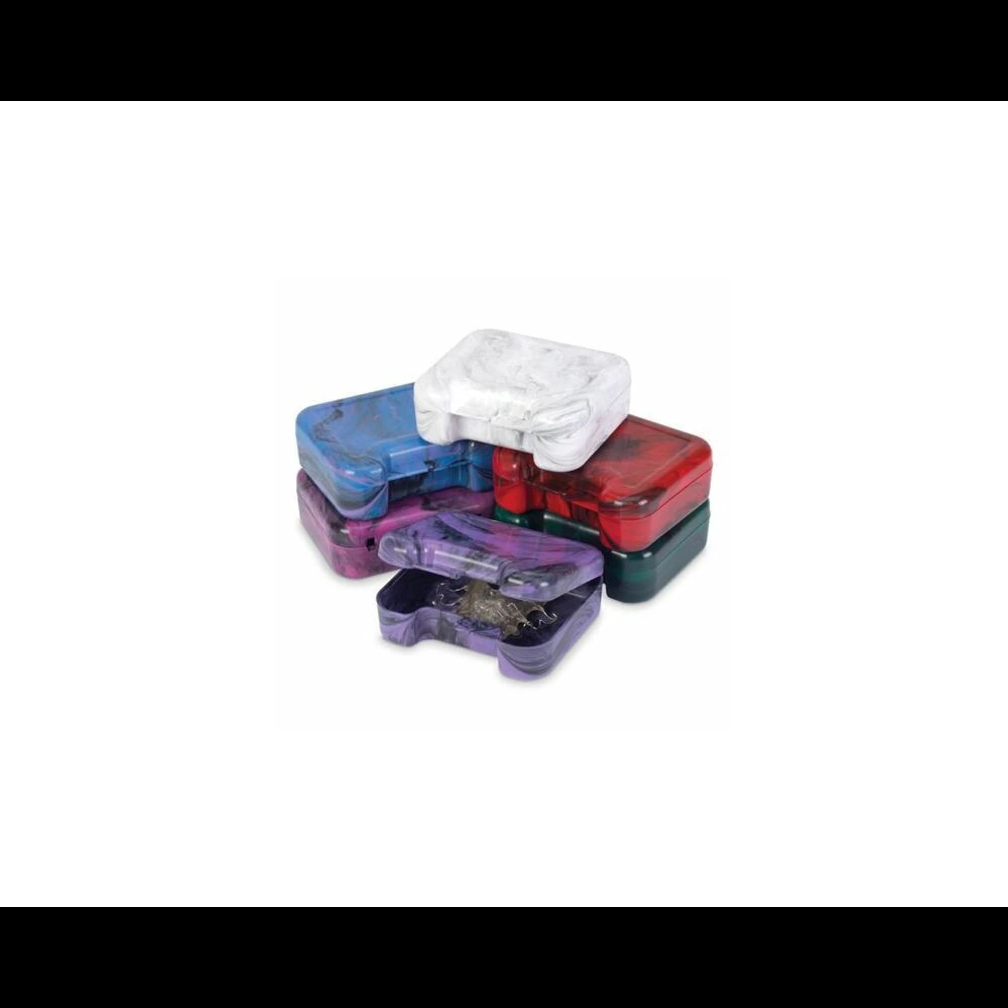Practicon Paradise Cosmic Retainer Cases, Dark Assorted Colors, Vented Snap-Close, 24/Bag, 7145311 thumbnail 2