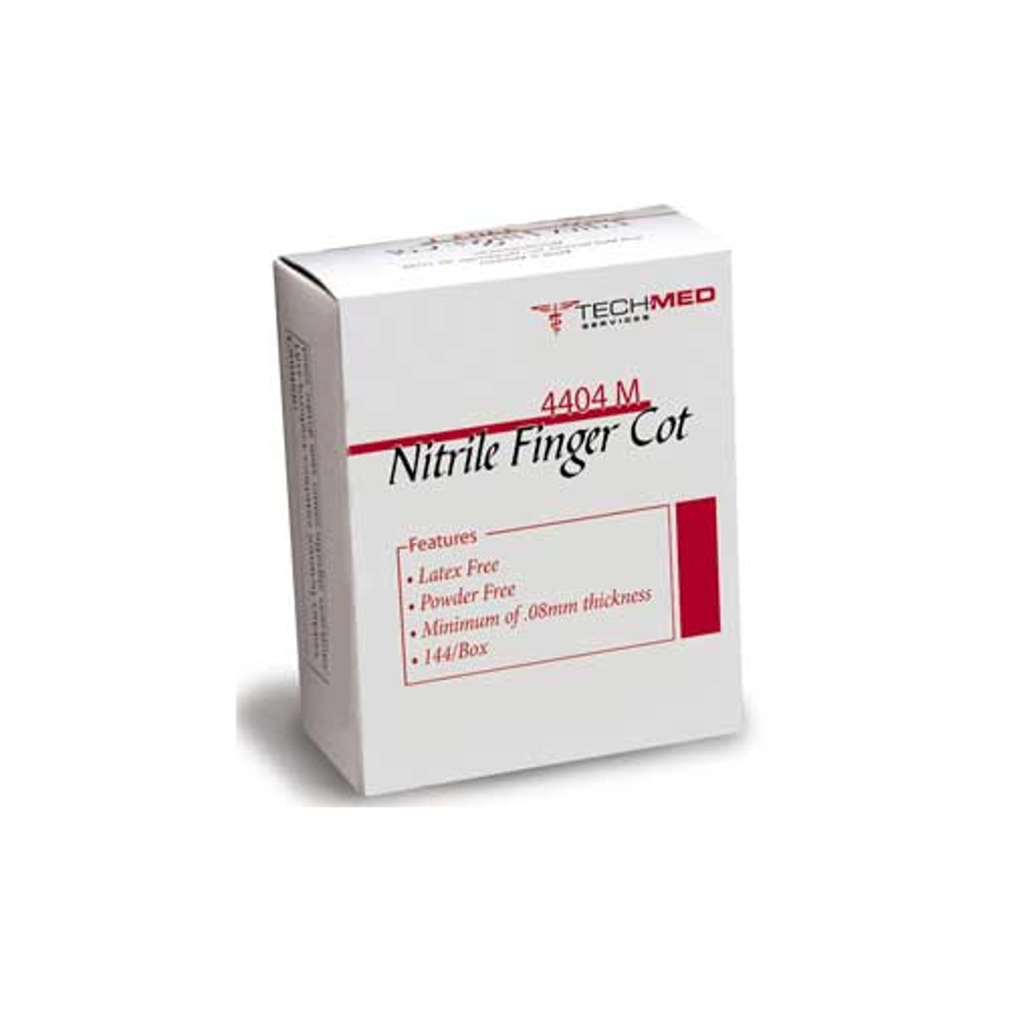 Dukal Tech-Med Nitrile Finger Cots, Pre-Rolled, Latex-Free, Powder-Free, Large, 144/Box, 4404L thumbnail 5