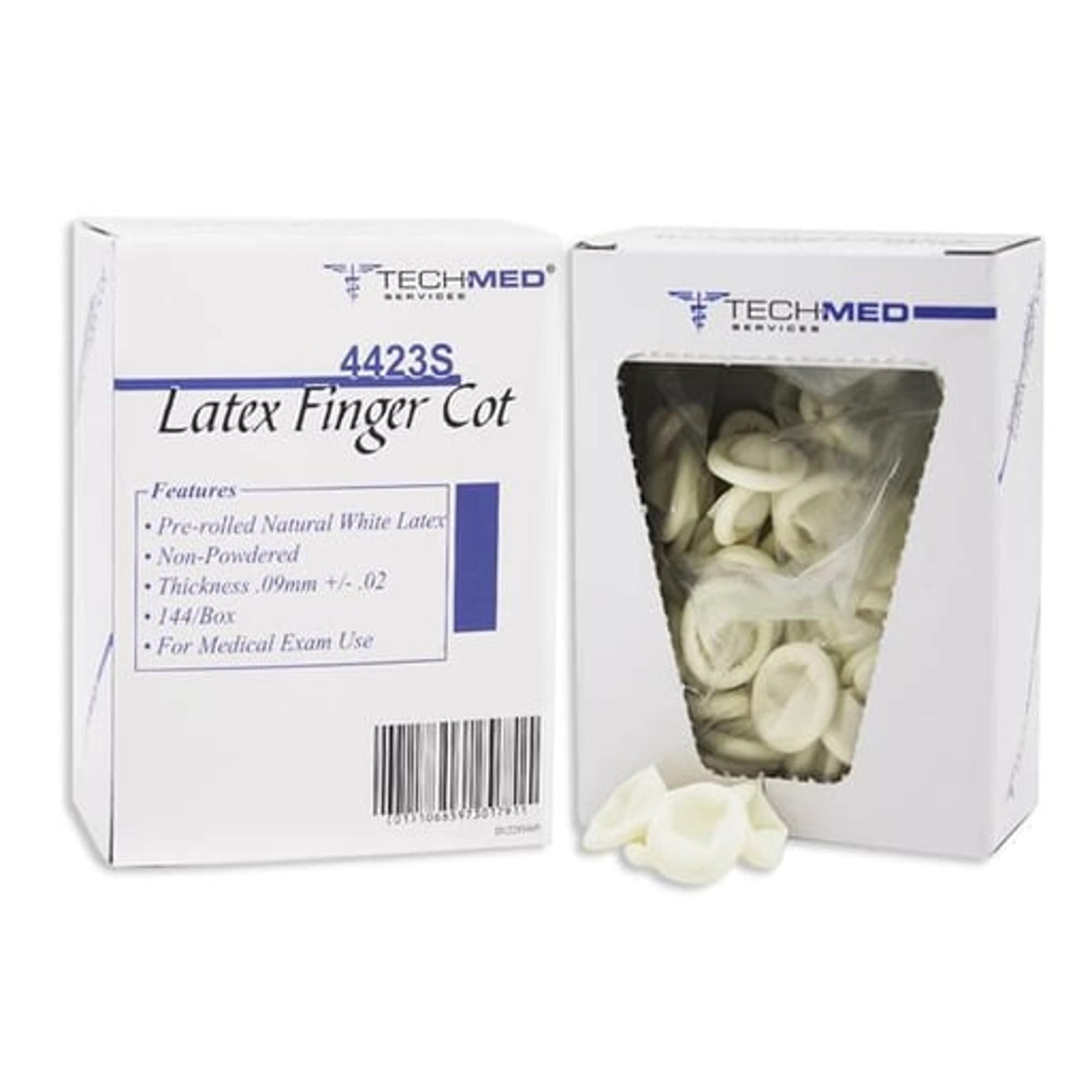 Dukal Latex Finger Cots, Non-Powdered, Pre-Rolled, Small, 144/Box, 4423S thumbnail 8