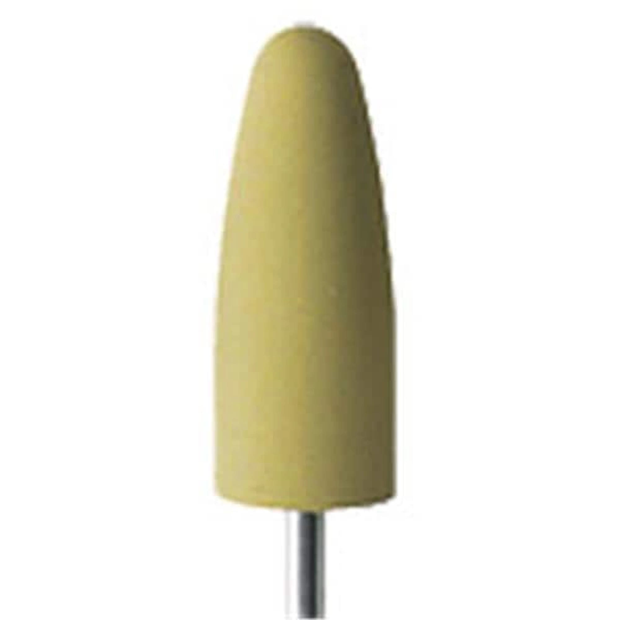 Meisinger Fine Yellow Polisher, HP, Cone Shape, 10mm, Pack of 5, 9573H-100-HP-Y thumbnail 2