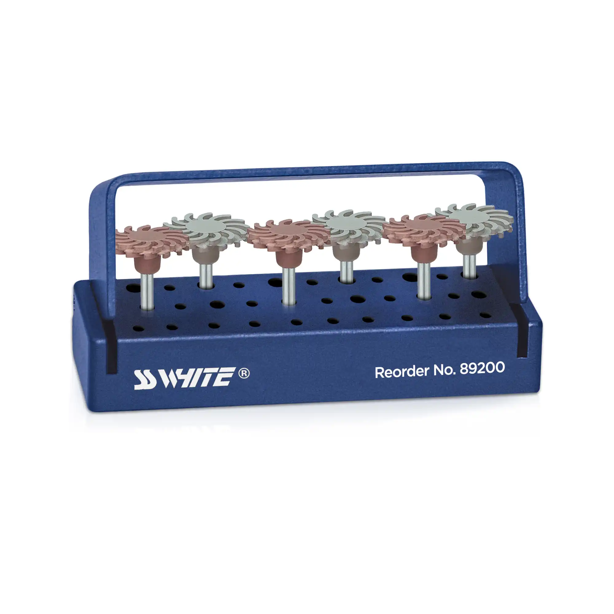 SS White Jazz Twist Intraoral Composite Polishing Kit, 6-Piece, RA, Assorted Grits, 89200 - Jazz Twist Intraoral Composite Polishing Kit, 89200 - Image 1