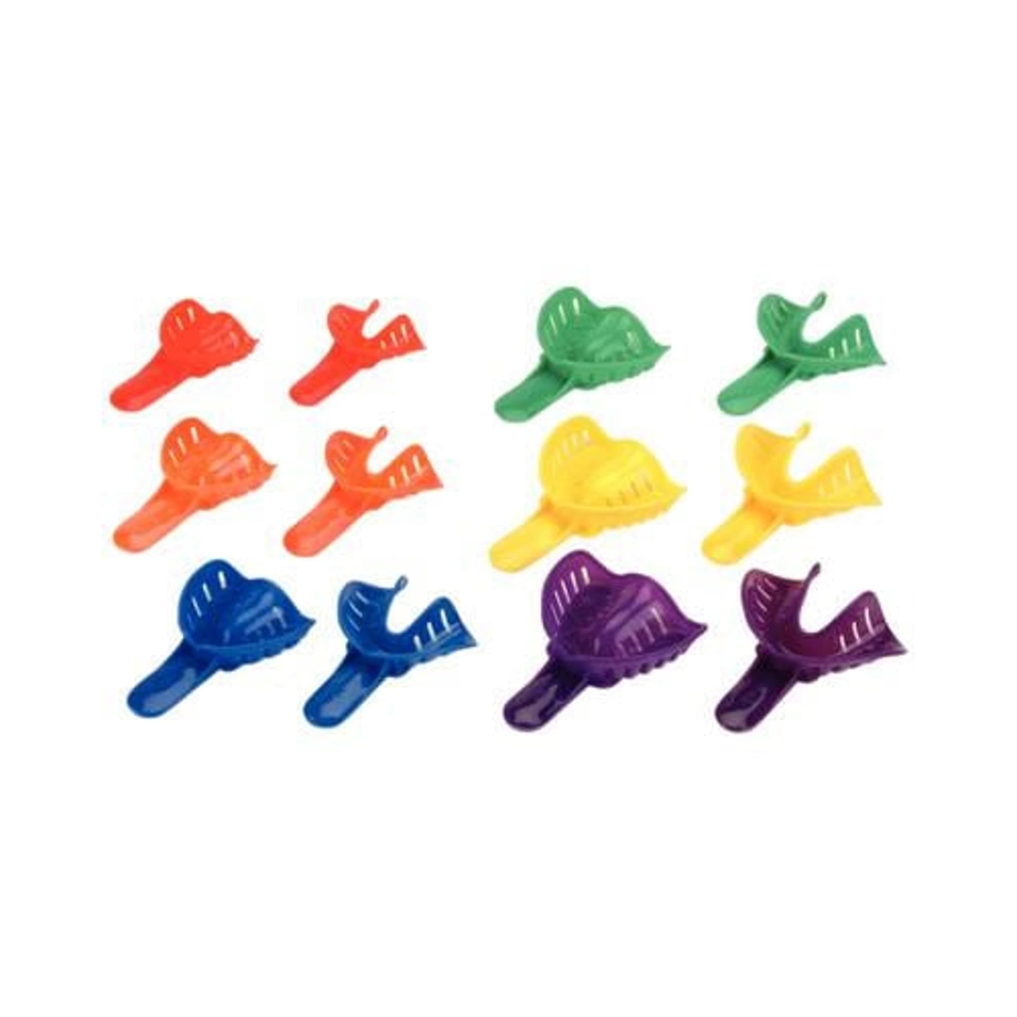 Excellent-COLORS Disposable Impression Trays, Assorted Sizes, 48/Bag, ITO-AST thumbnail 2
