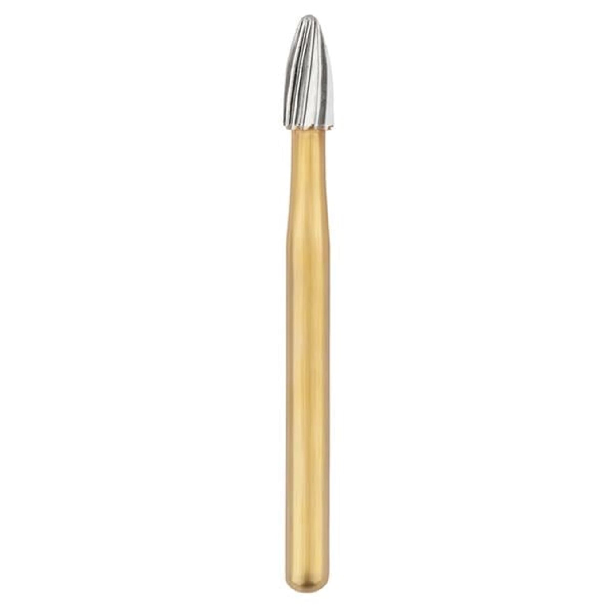 SS White #7406 12-Blade Trimming & Finishing Carbide Bur, Egg/Football, Friction Grip, 100/Pk, 13624 thumbnail 2