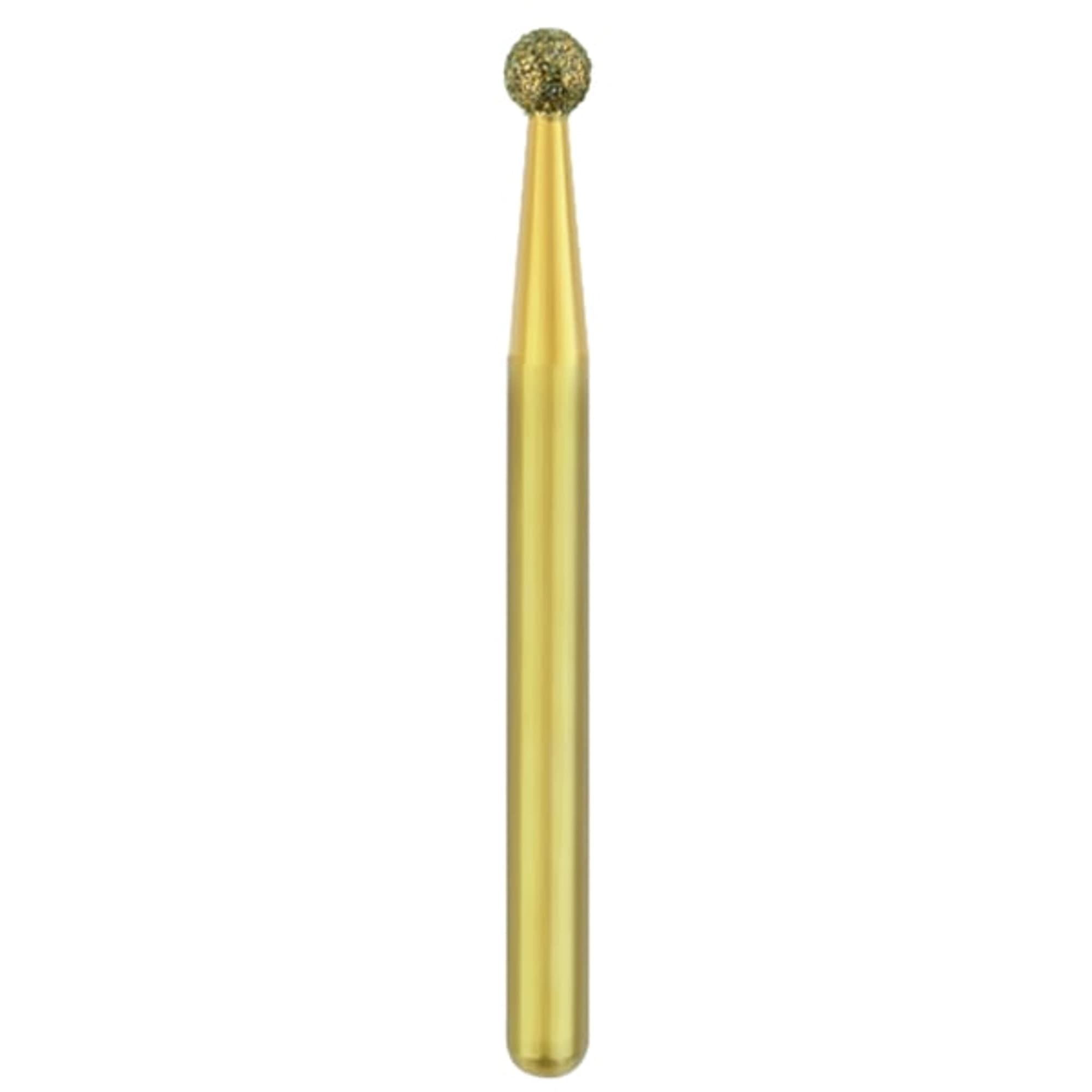 Great White Z Diamond Bur, Round FG, Medium Grit, 801-016M, 1.6 mm Head, 5/Pk, 18172 - Great White Z Diamond Bur, 801-016M, 5/Pk, 18172 - Image 1
