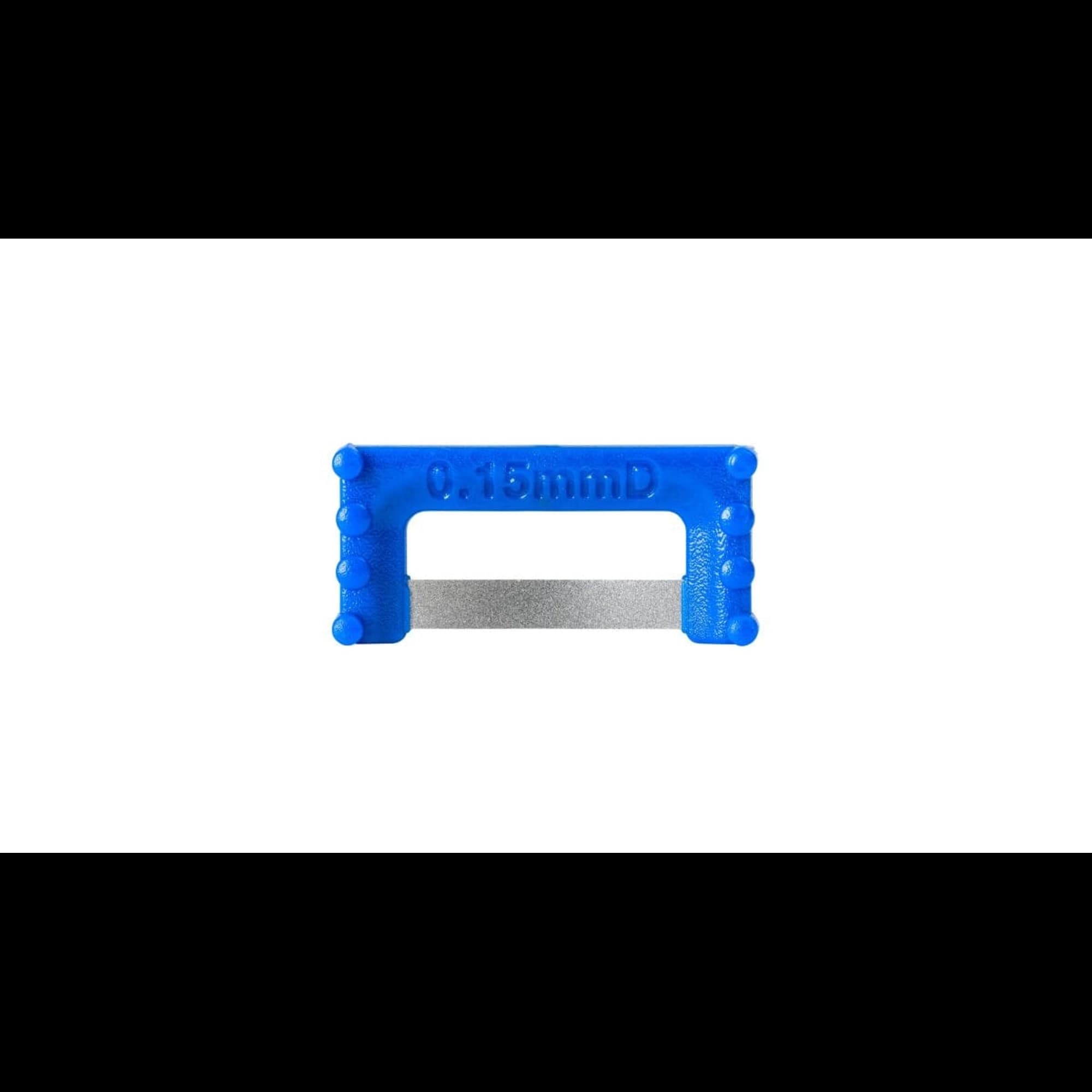 ContactEZ IPR Widener Strip, Double-Sided, Coarse Diamond, 0.15 mm, Blue, Large, 32/Pk, 32532 - IPR Widener Strip, Double-Sided, Coarse Diamond, 0.15 mm, Blue, Large Pack, 32532 - Image 1