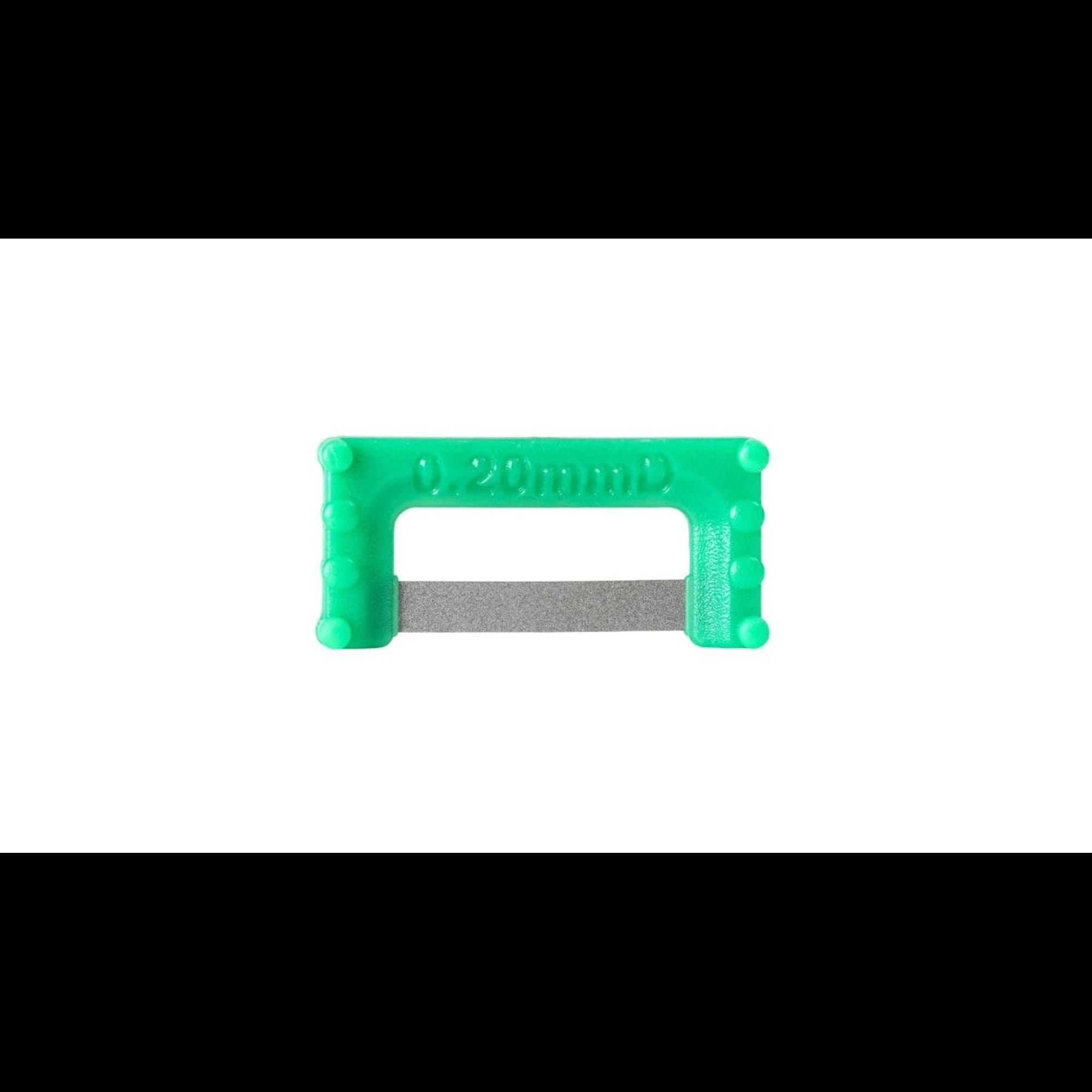 ContactEZ IPR Extra Widener Strip, Double-Sided, Coarse Diamond, 0.20 mm, Green, Large, 32/Pk, 32632 - IPR Extra Widener Strip, Double-Sided, Coarse Diamond, 0.20 mm, Green, Large Pack, 32632 - Image 1