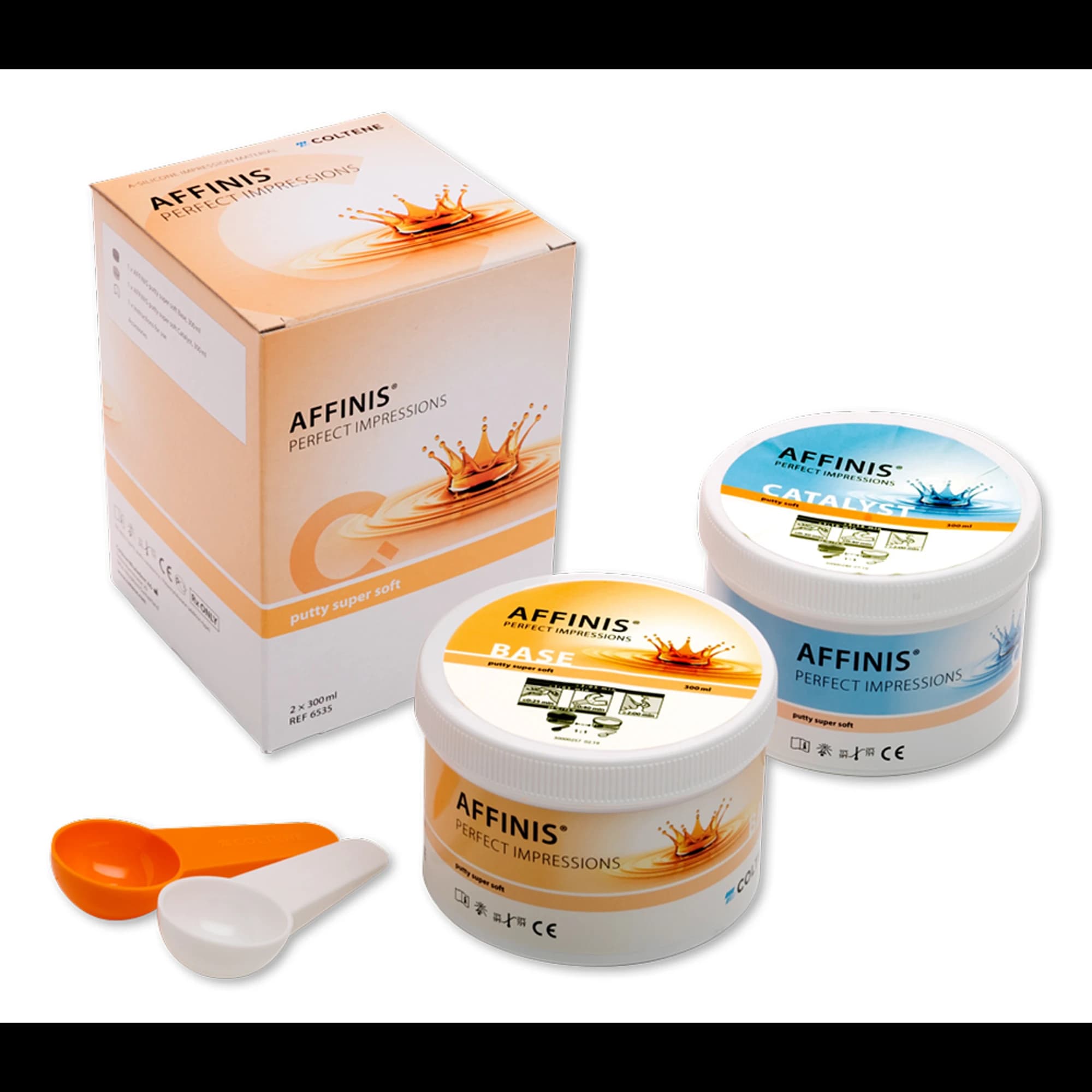 AFFINIS Putty Super Soft VPS Impression Material, Regular Set, Light Beige, 600 mL (300 mL Base + 300 mL Catalyst), 6535 thumbnail 5