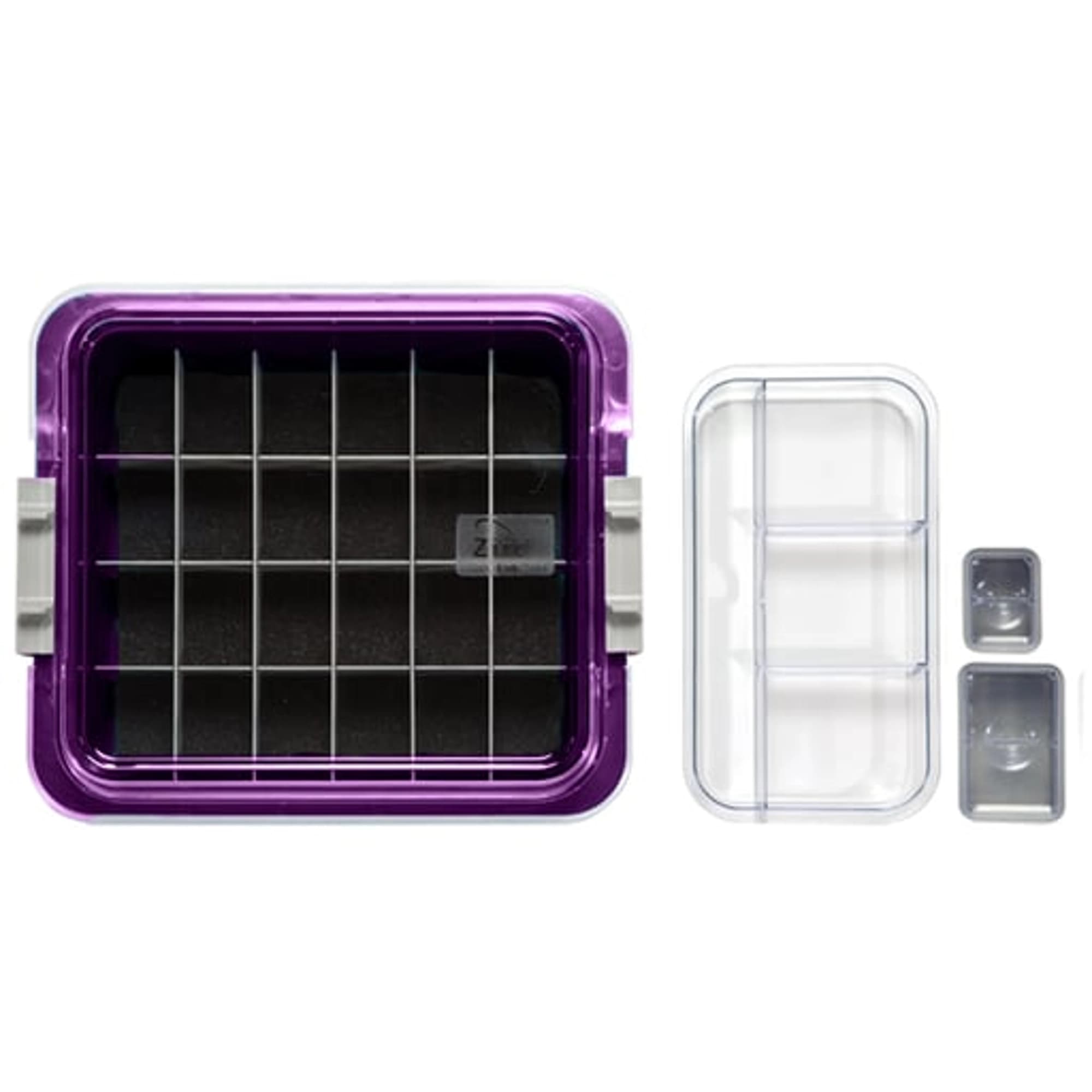 Zirc Procedure Tub Kit, Plum, 12-5/8" x 11-1/4" x 4" with Locking Cover, Complete Package, 20Z455E thumbnail 2