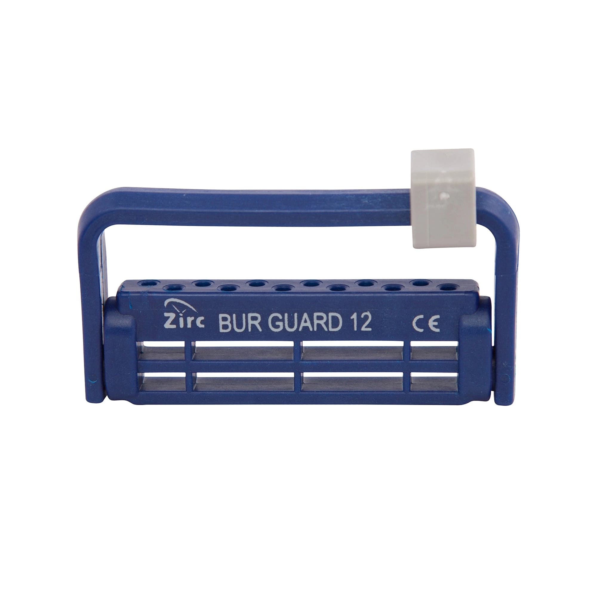 Zirc Steri-Bur Guard 12-Hole Bur Holder, Midnight Blue, Adjustable & Sterilizable, 50Z406T thumbnail 2