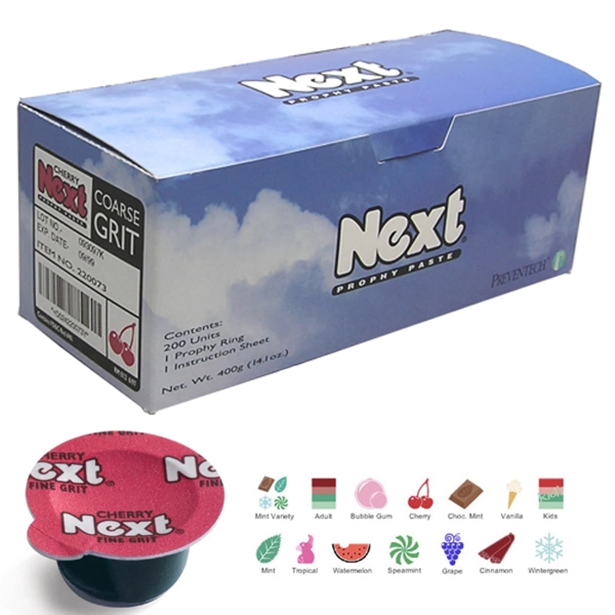 Next Prophy Paste, Chocolate Mint, Coarse Grit, 200/Bx, 220155 - Next Prophy Paste Choc Mint Coarse 200/Bx (220155), 220153 - Image 1