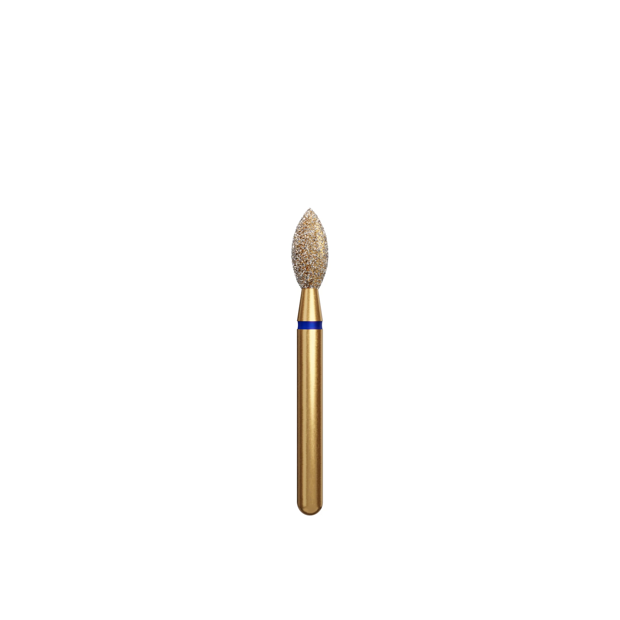Alpen Diamond Bur, FG, Pointed Football (Bud), Medium Grit, Blue, #368-023M, 2.3 mm Head, 5 mm Head Length, 5/Pk, 60031777 thumbnail 3