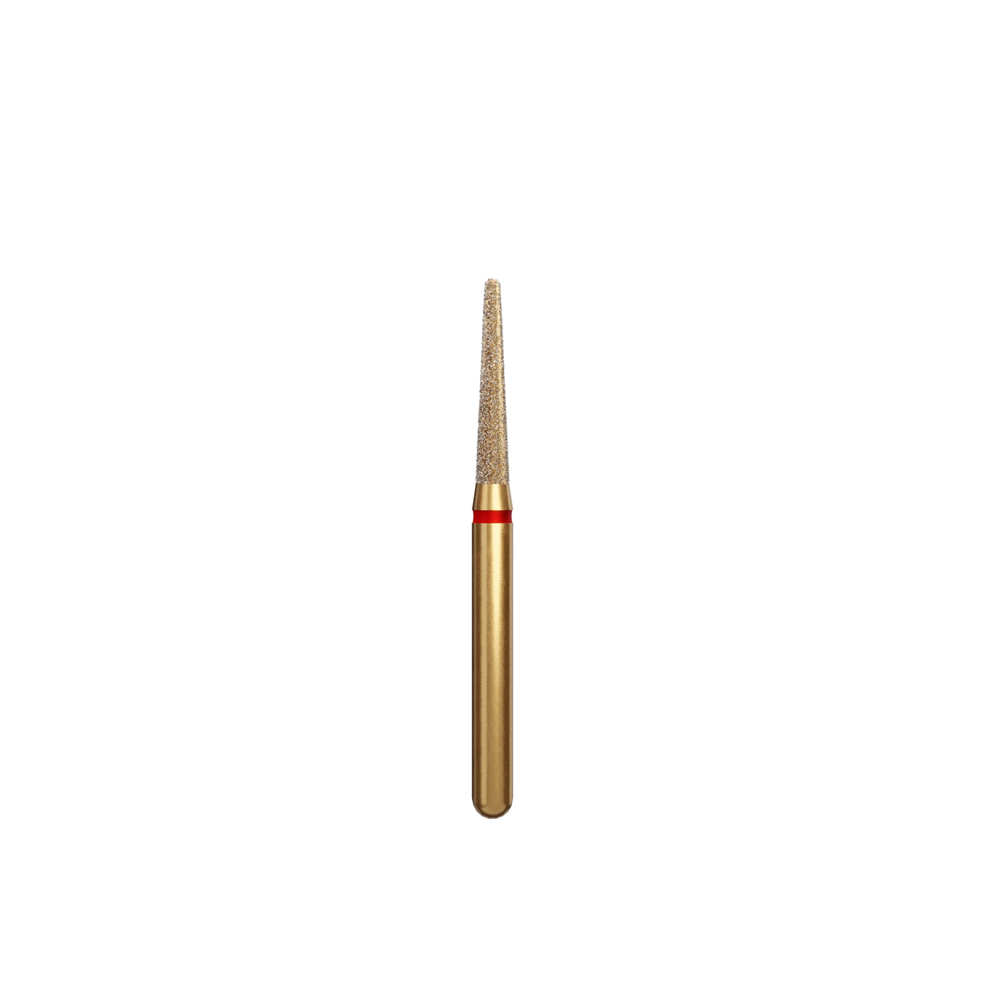 Alpen Diamond Bur, FG, Round End Taper, Fine, Red, #856-014F, 1.4 mm Head, 8 mm Head Length, 5/Pk, 60032281 thumbnail 3