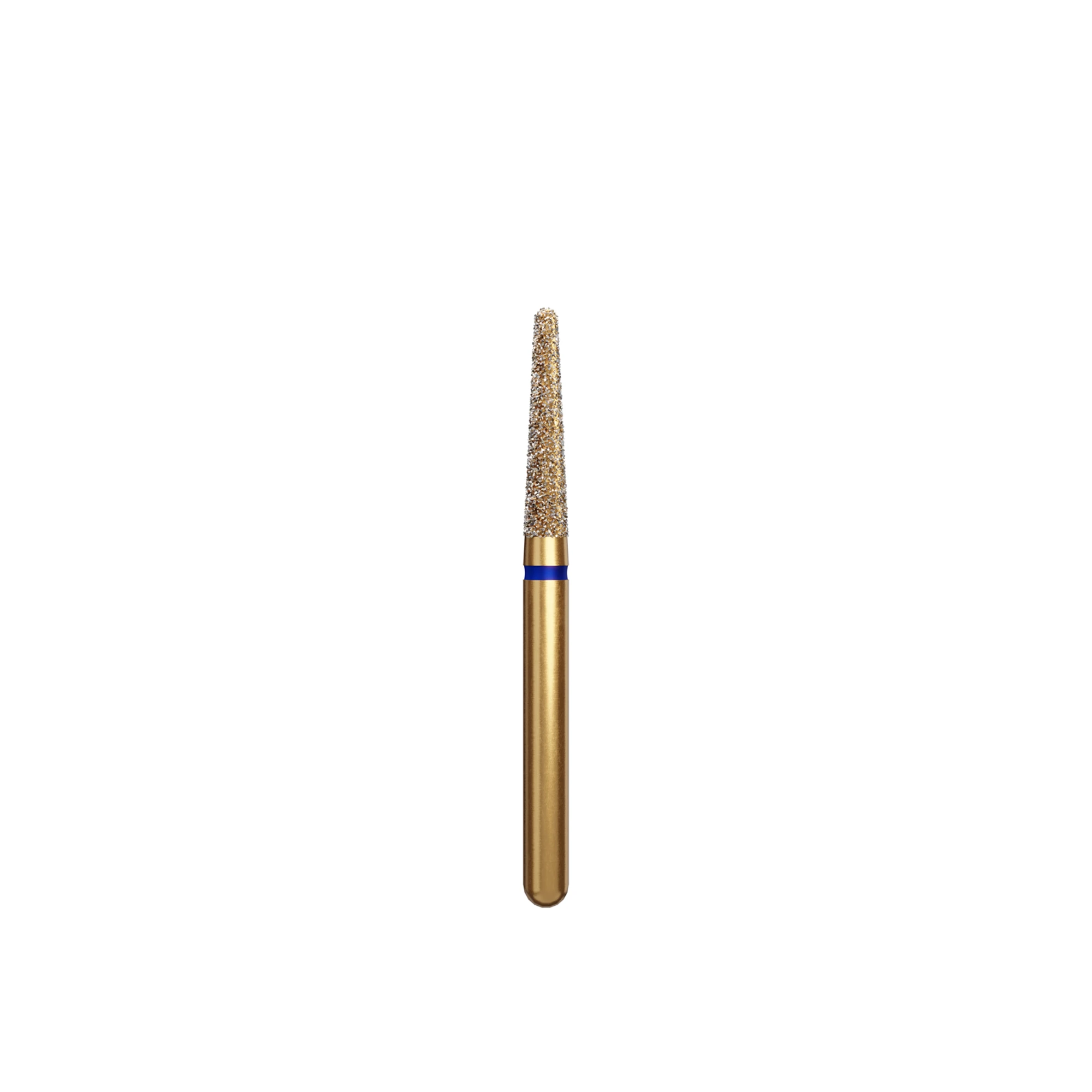 Alpen Multi-Use Diamond Bur, FG, Round End Taper, Medium Grit, Blue, #856-018, 1.8 mm Head, 8 mm Length, 5/Pk, 60032309 thumbnail 3