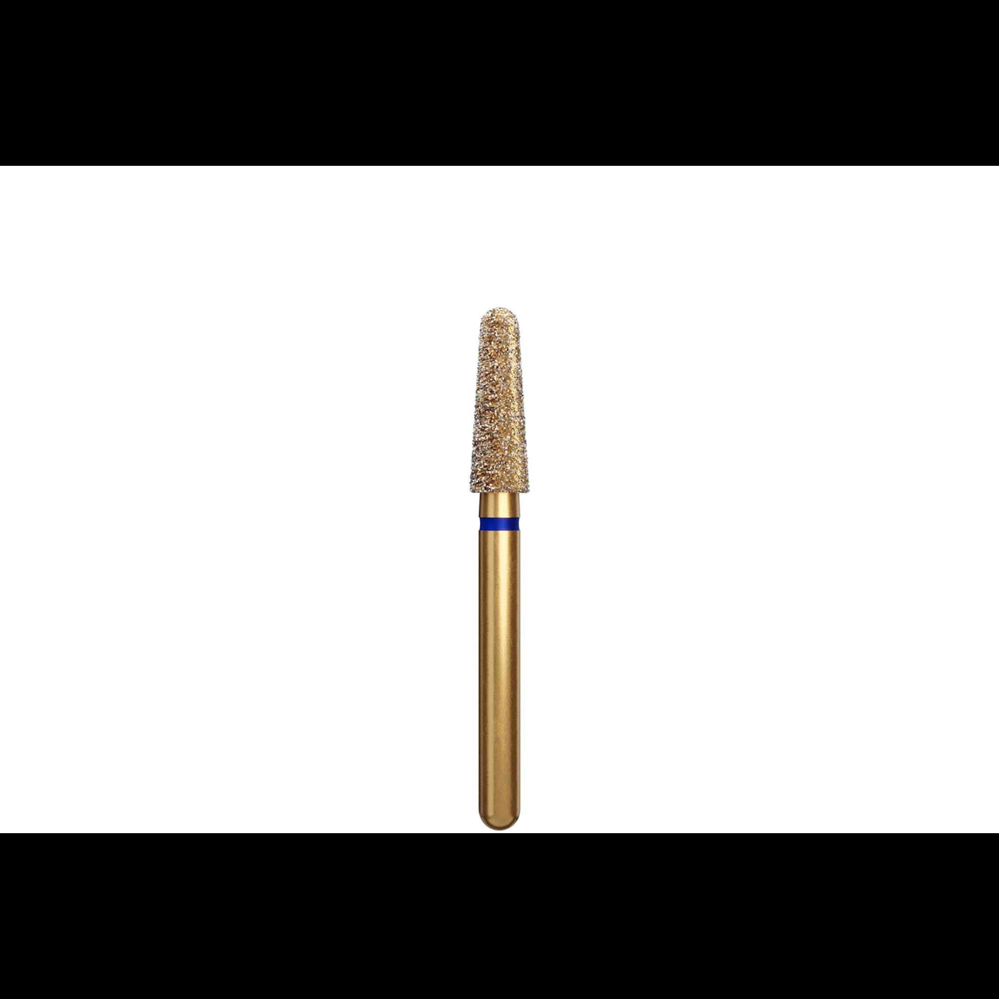 Alpen Diamond Bur, FG, Round End Taper, Medium, Blue, #856-025M, 2.5 mm Head, 7 mm Length, 5/Pk, 60032333 thumbnail 2