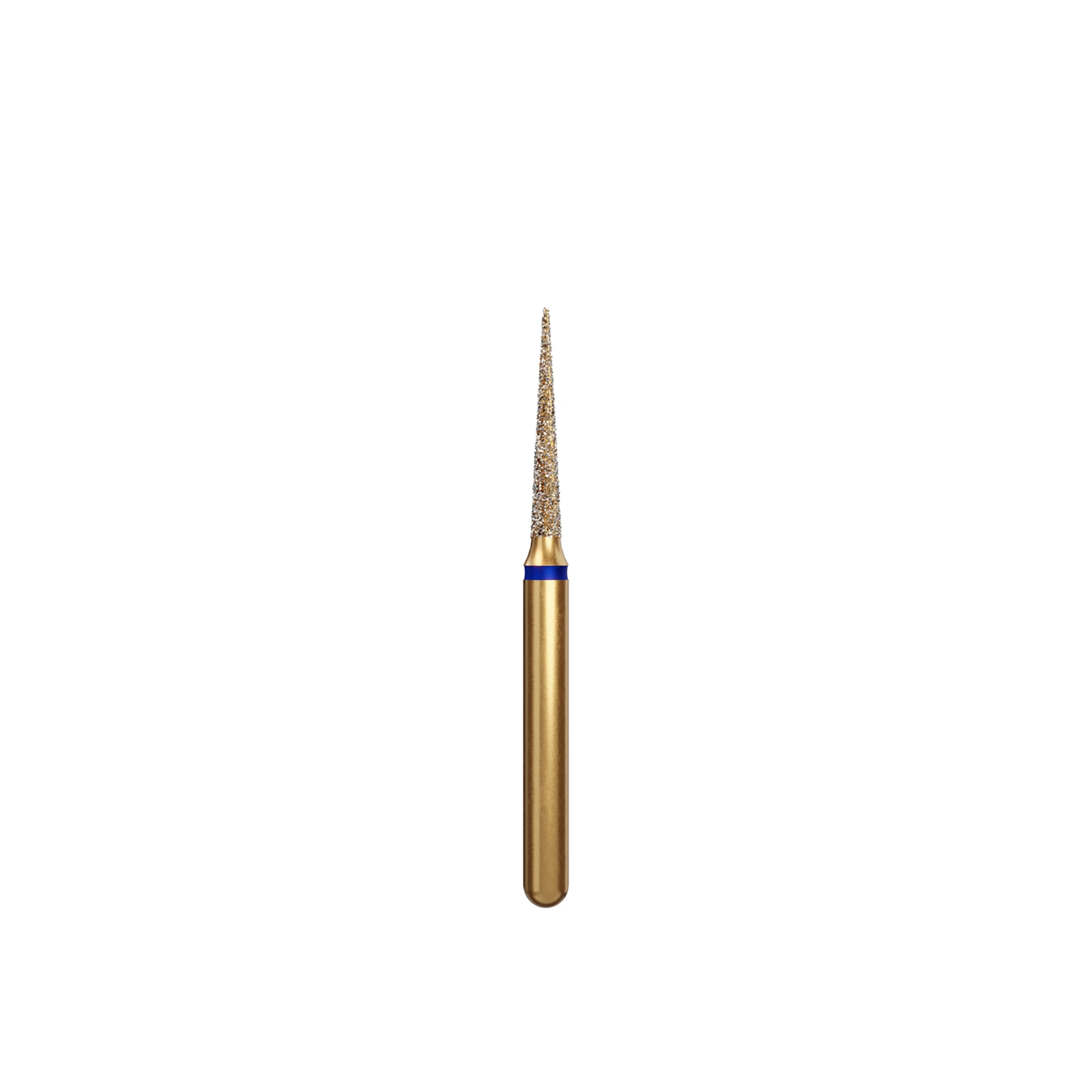 Alpen Diamond Bur, FG, Needle, Medium, Blue, #858-012M, 1.2 mm Head Diameter, 8 mm Head Length, 5/Pk, 60032387 thumbnail 2