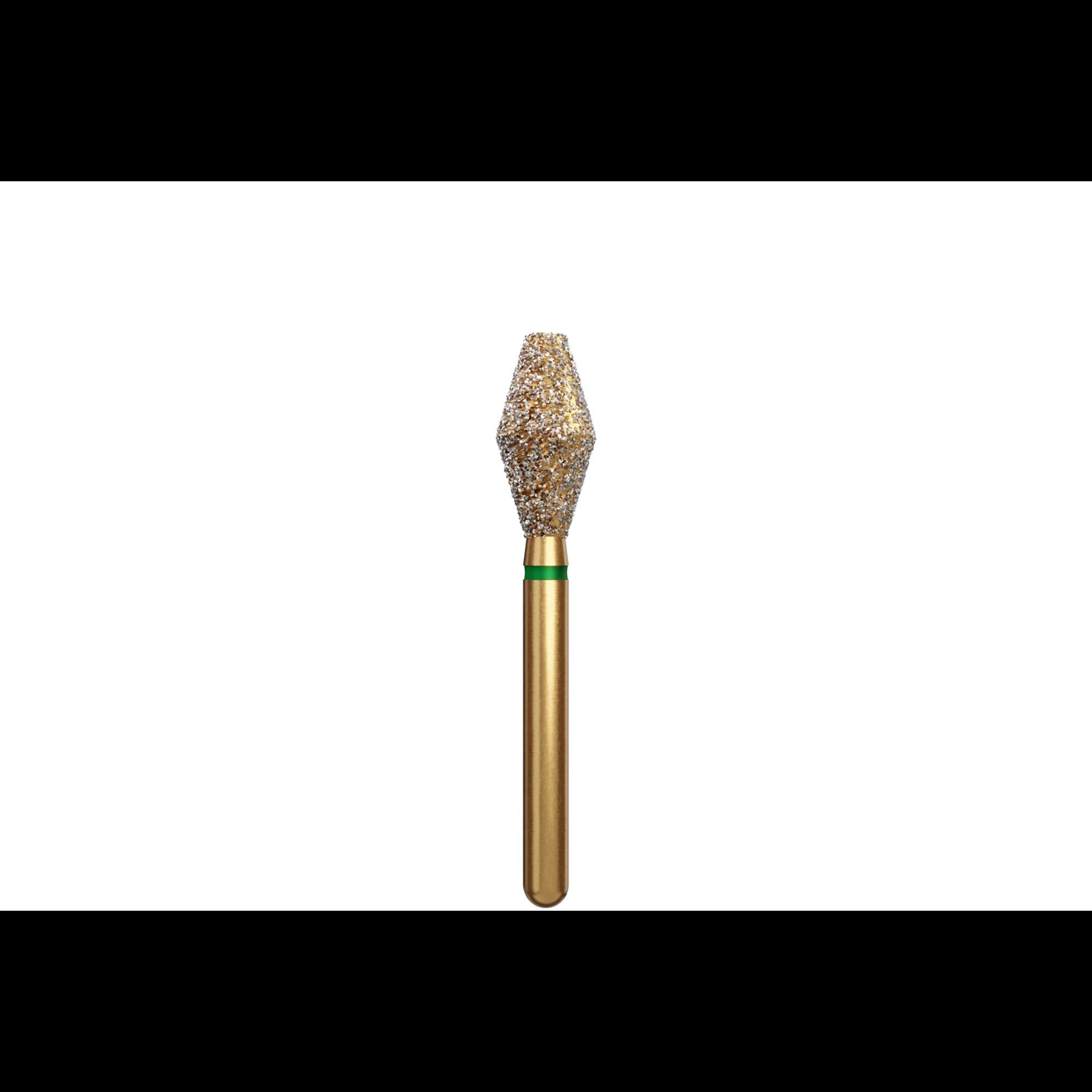 Alpen Multi-Use Multilayer Diamond Bur, FG, Occlusal Reduction/Barrel, Coarse, Green, #811-037, 3.7 mm Head, 7 mm Length, 5/Pk, 60031939 thumbnail 2