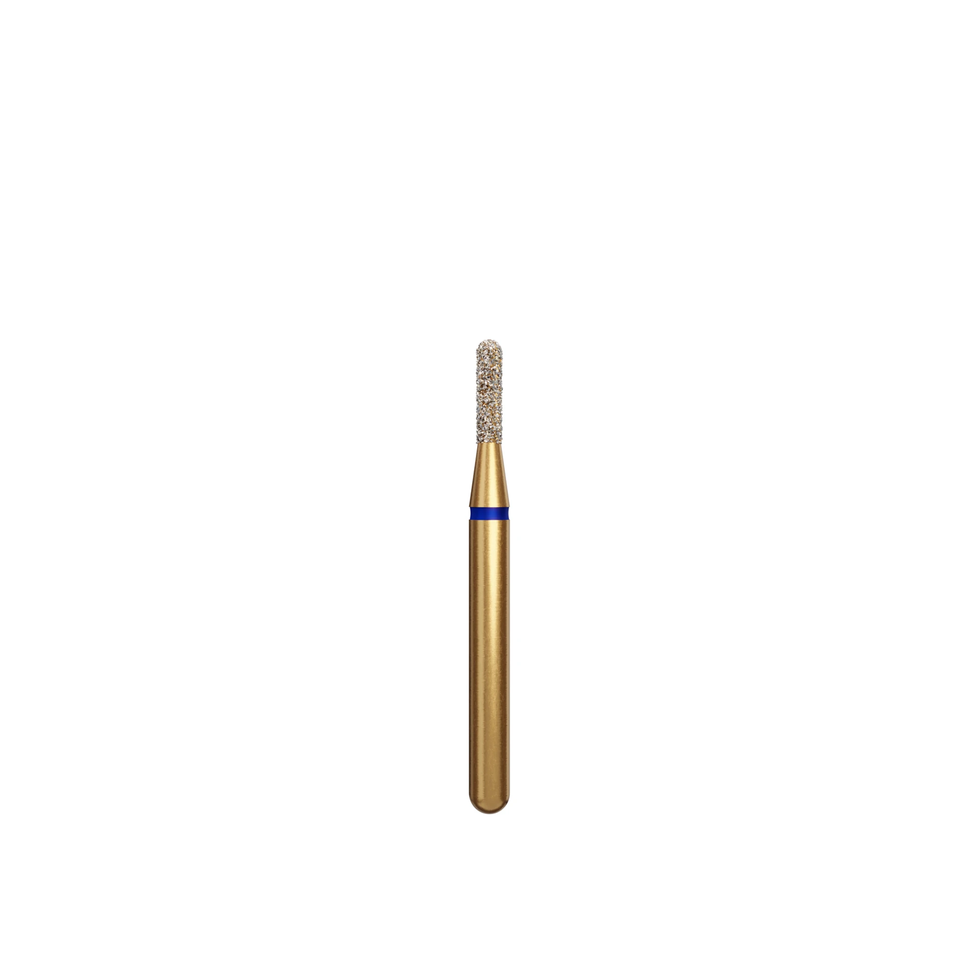 Alpen Diamond Bur, FG, Round End Cylinder, Medium, Blue, #838-012M, 1.2 mm Head, 4 mm Head Length, 5/Pk, 60032077 thumbnail 2