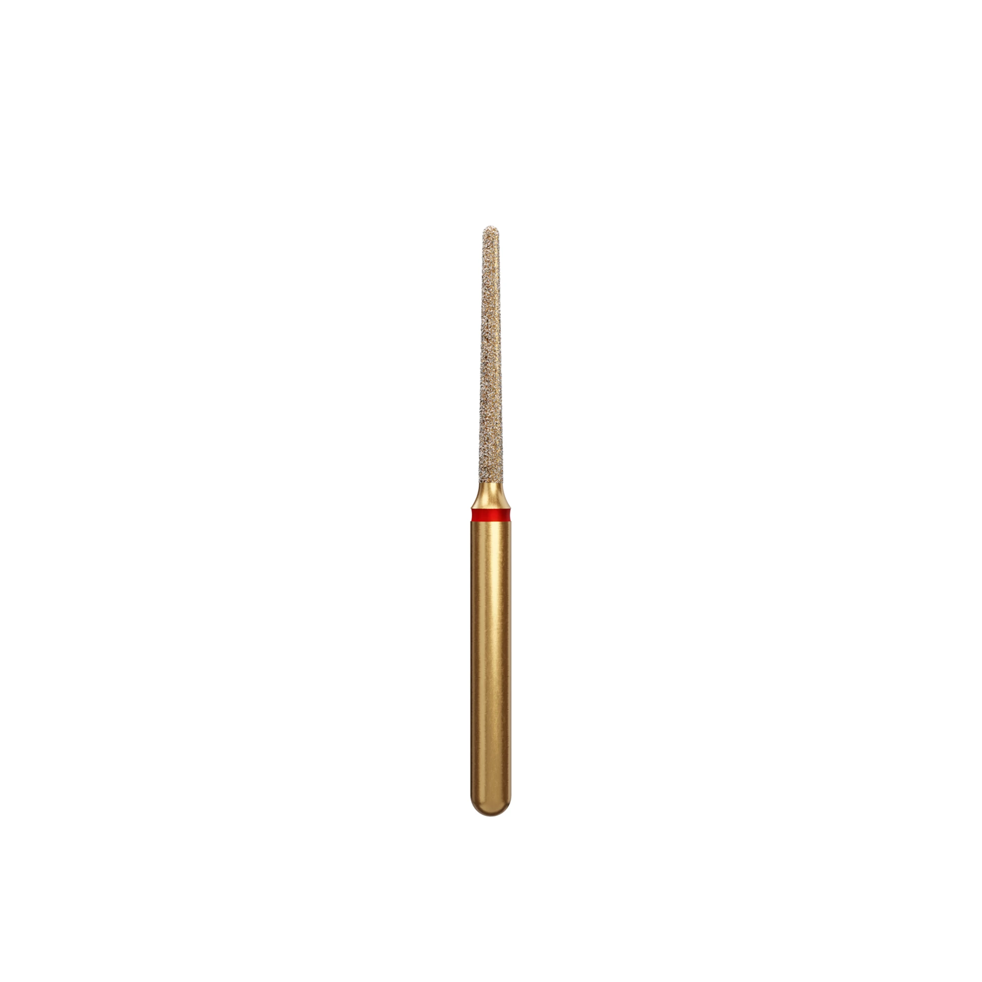 Alpen Diamond Bur, FG, Round End Taper, Fine, Red, #850-012F, 1.2 mm Head, 10 mm Head Length, 5/Pk, 60032195 thumbnail 2
