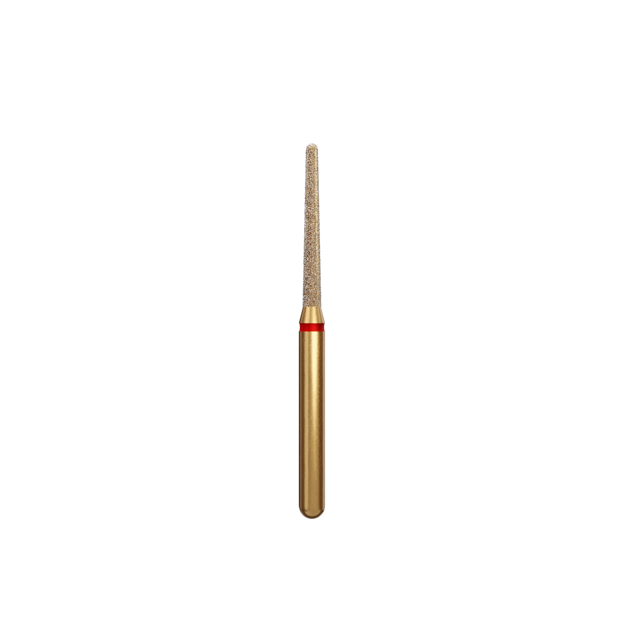 Alpen Diamond Bur, FG, Round End Taper, Fine, Red, #850-014F, 1.4 mm Head, 10 mm Head Length, 5/Pk, 60032201 thumbnail 2