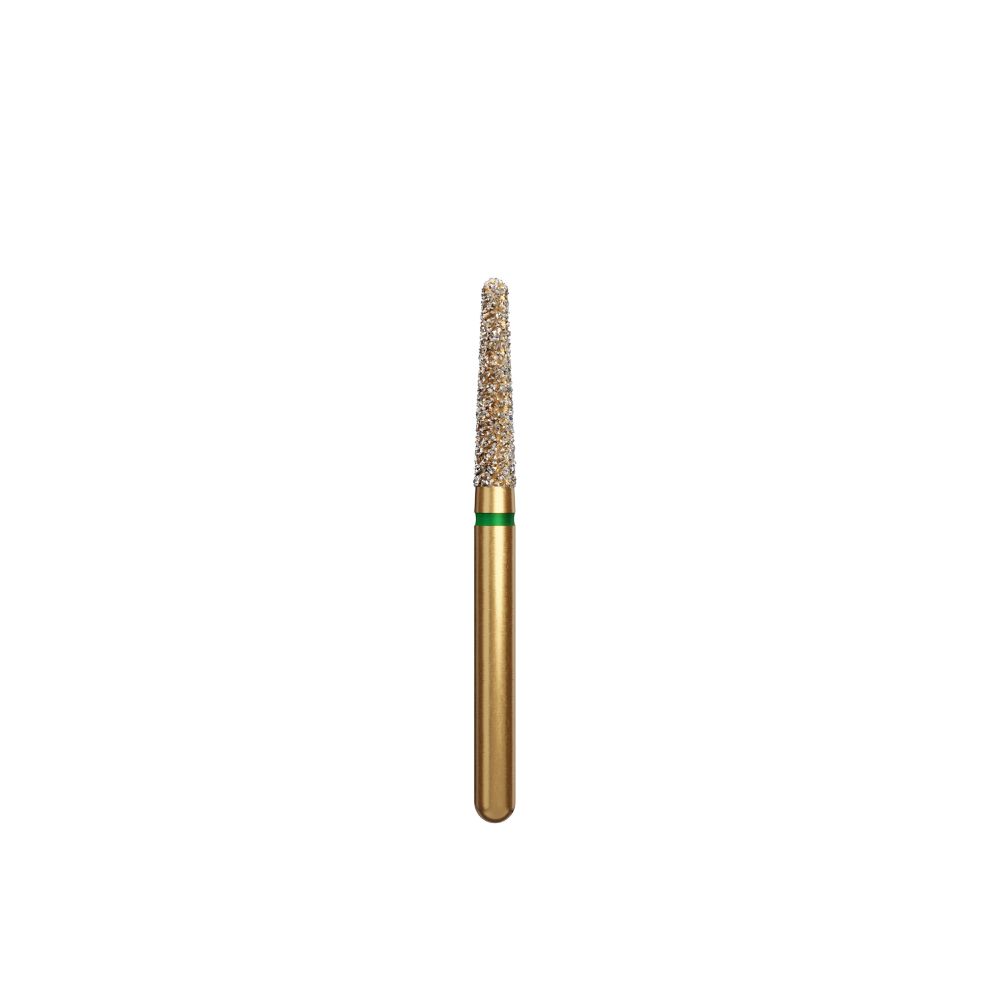 Alpen Diamond Bur, FG, Round End Taper, Coarse, Green, #850-018C, 1.8 mm Head, 8 mm Head Length, 5/Pk, 60032211 thumbnail 2