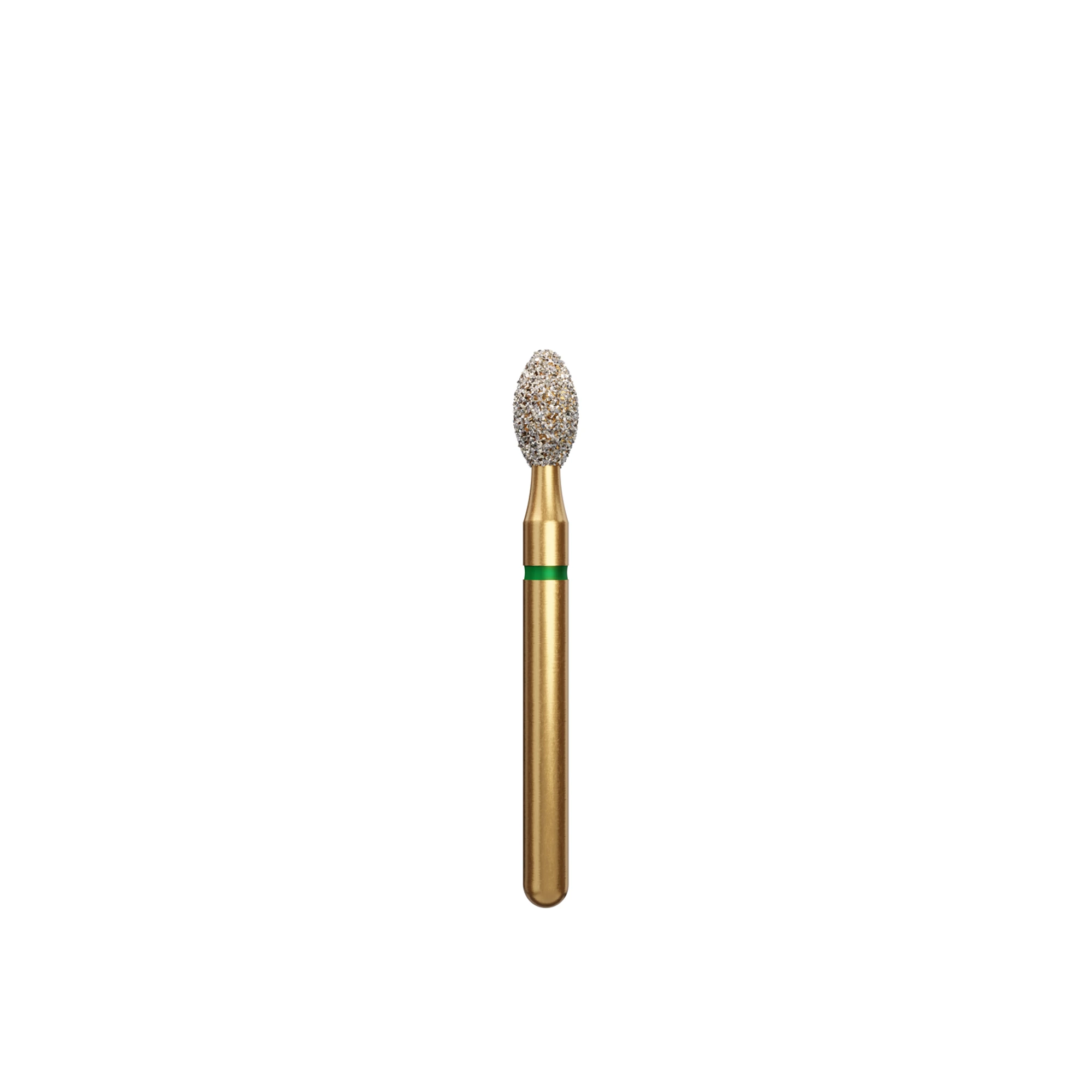 Alpen Diamond Bur, FG, KS Modified Football/Egg, Coarse, Green, #KS4-024C, 2.4 mm Head, 4.2 mm Length, 5/Pk, 60032701 thumbnail 2