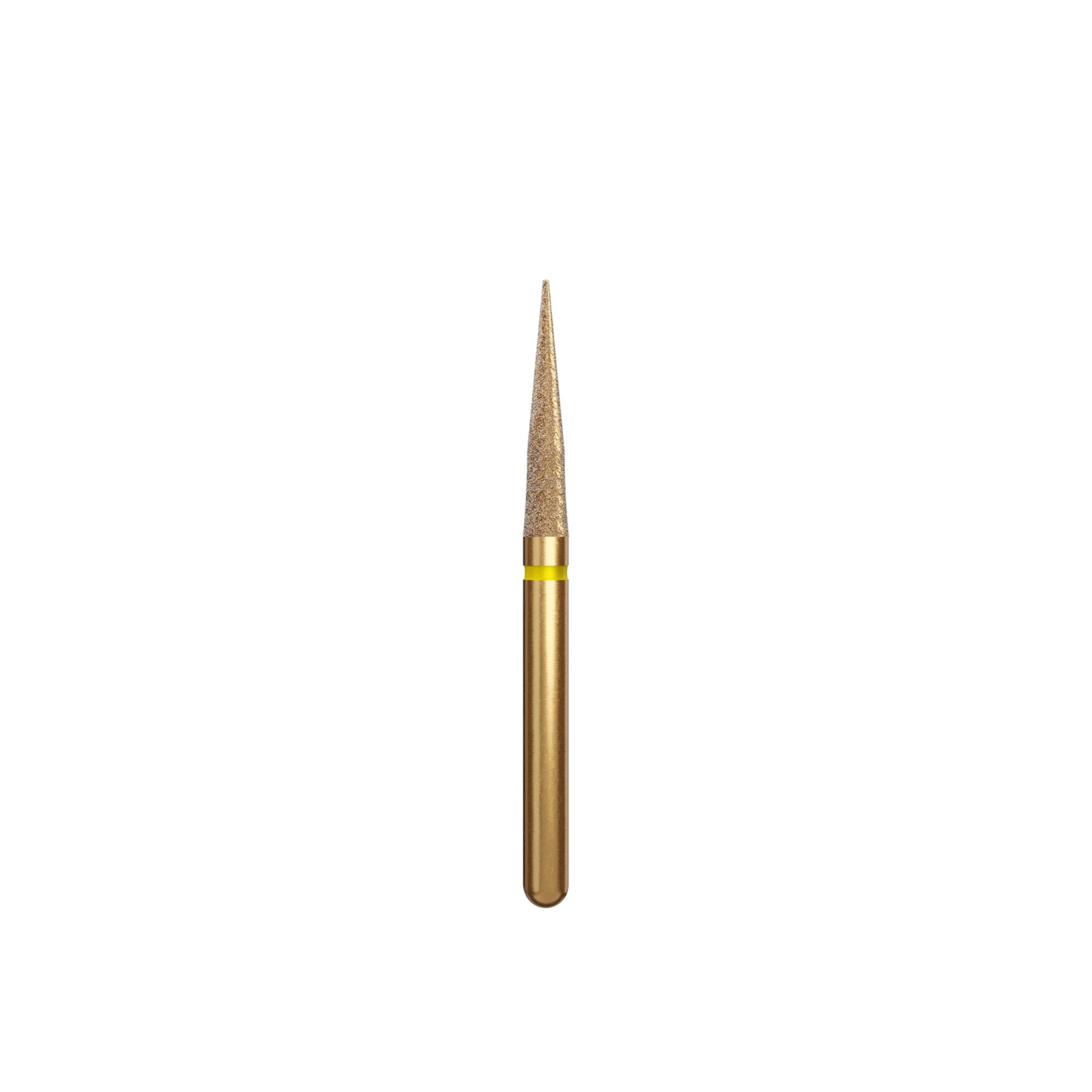 Alpen Diamond Bur, FG, TDF Esthetic Finishing Cone, Extra Fine, Yellow, # ET6-014EF, 1.4 mm Head, 6.0 mm Length, 5/Pk, 60032685 thumbnail 7