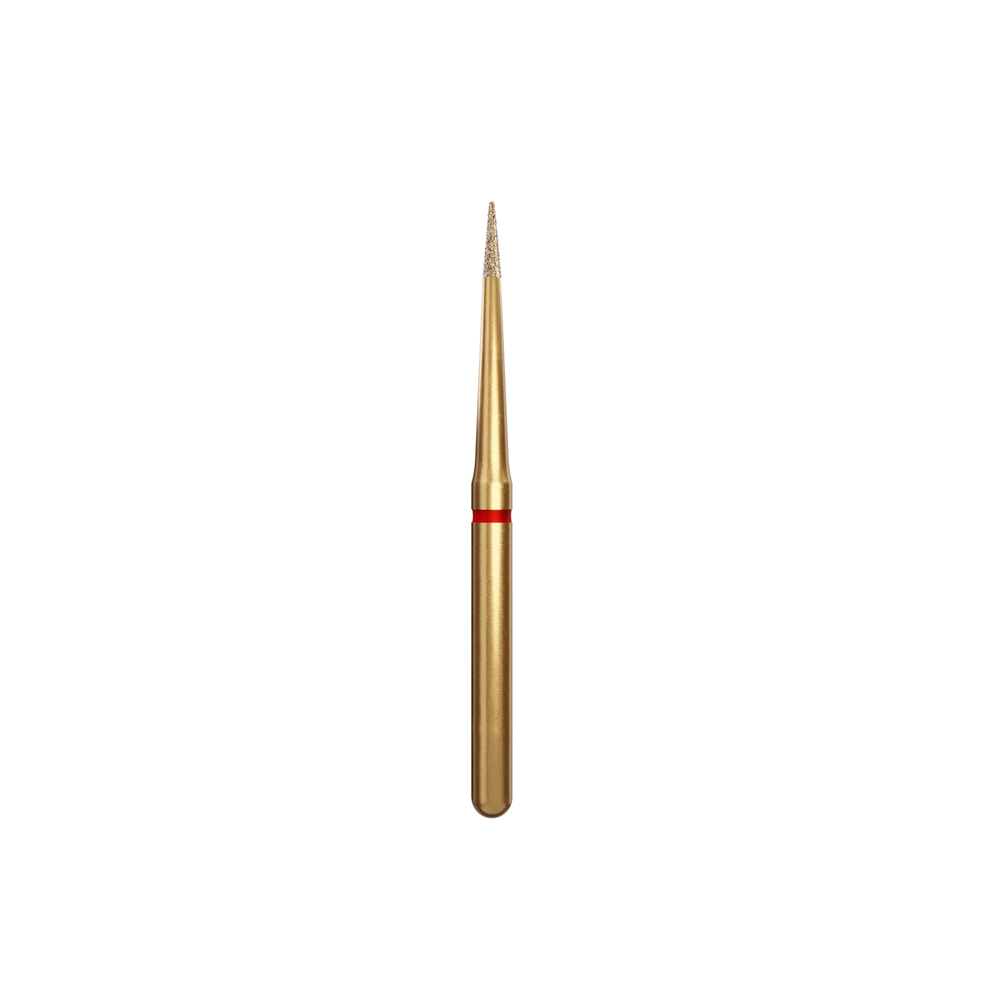 Alpen Esthetic Finishing Diamond Bur, FG, Fine, Red, #132-008 / ET3, 0.8 mm Head, 3 mm Head Length, 5/Pk, 60032679 thumbnail 2