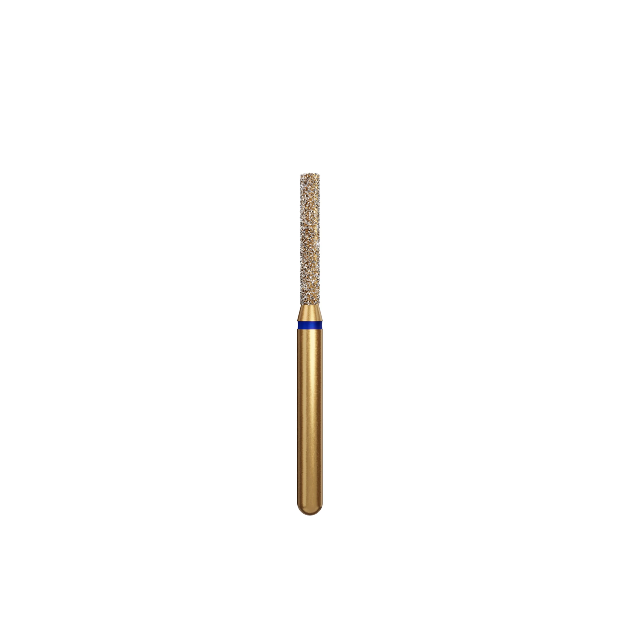 Alpen Diamond Bur, FG, Flat End Cylinder, Medium, Blue, #837-014M, 1.4 mm Head, 8 mm Head Length, 5/Pk, 60032053 thumbnail 2
