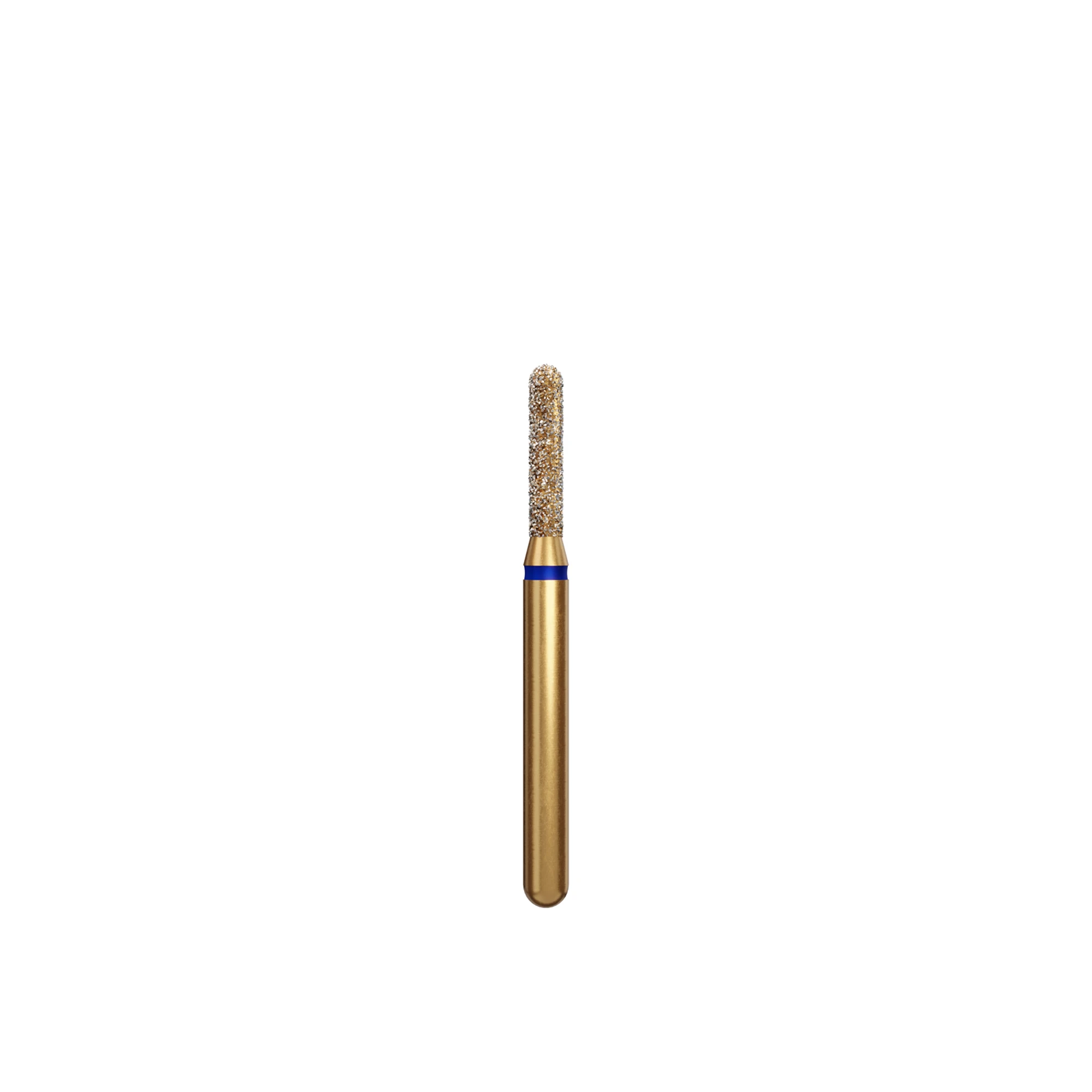Alpen Diamond Bur, FG, Round End Cylinder, Medium, Blue, #880-014M, 1.4 mm Head, 6 mm Head Length, 5/Pk, 60032591 thumbnail 2