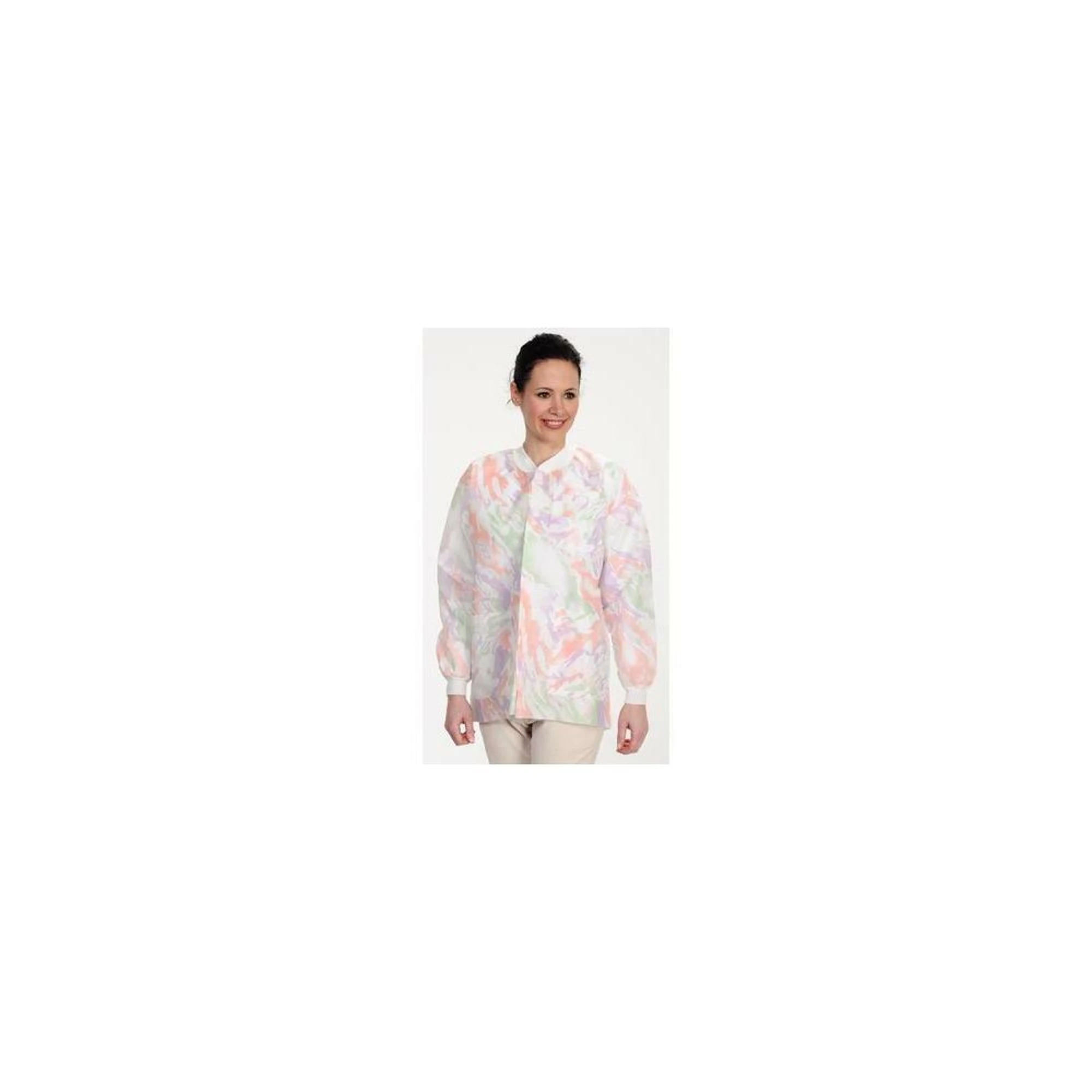Extra-Safe Hip Length Lab Jackets, Multi-Color, Medium, SMS, AAMI Level 3, Latex-Free, 10/Pk - ExtraSafe Jackets, Multi-Color, Medium, 10/Pk - Image 1