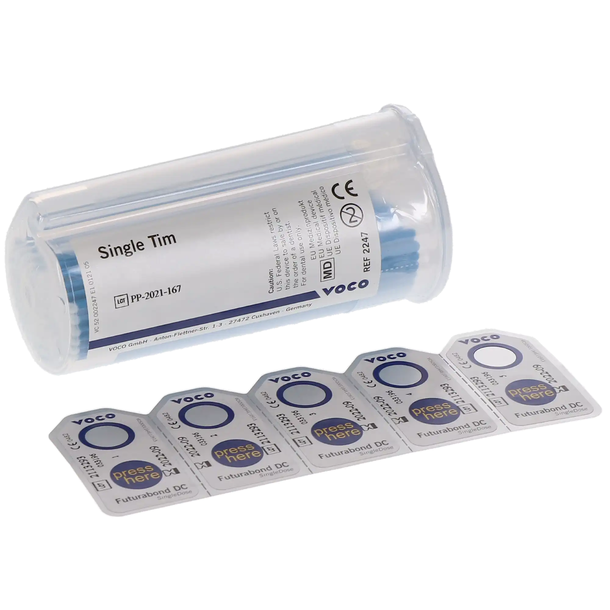 VOCO Futurabond DC Dual-Cure Self-Etch Universal Adhesive, Single Dose, 0.1 mL, 200/Pk, 1165 thumbnail 9