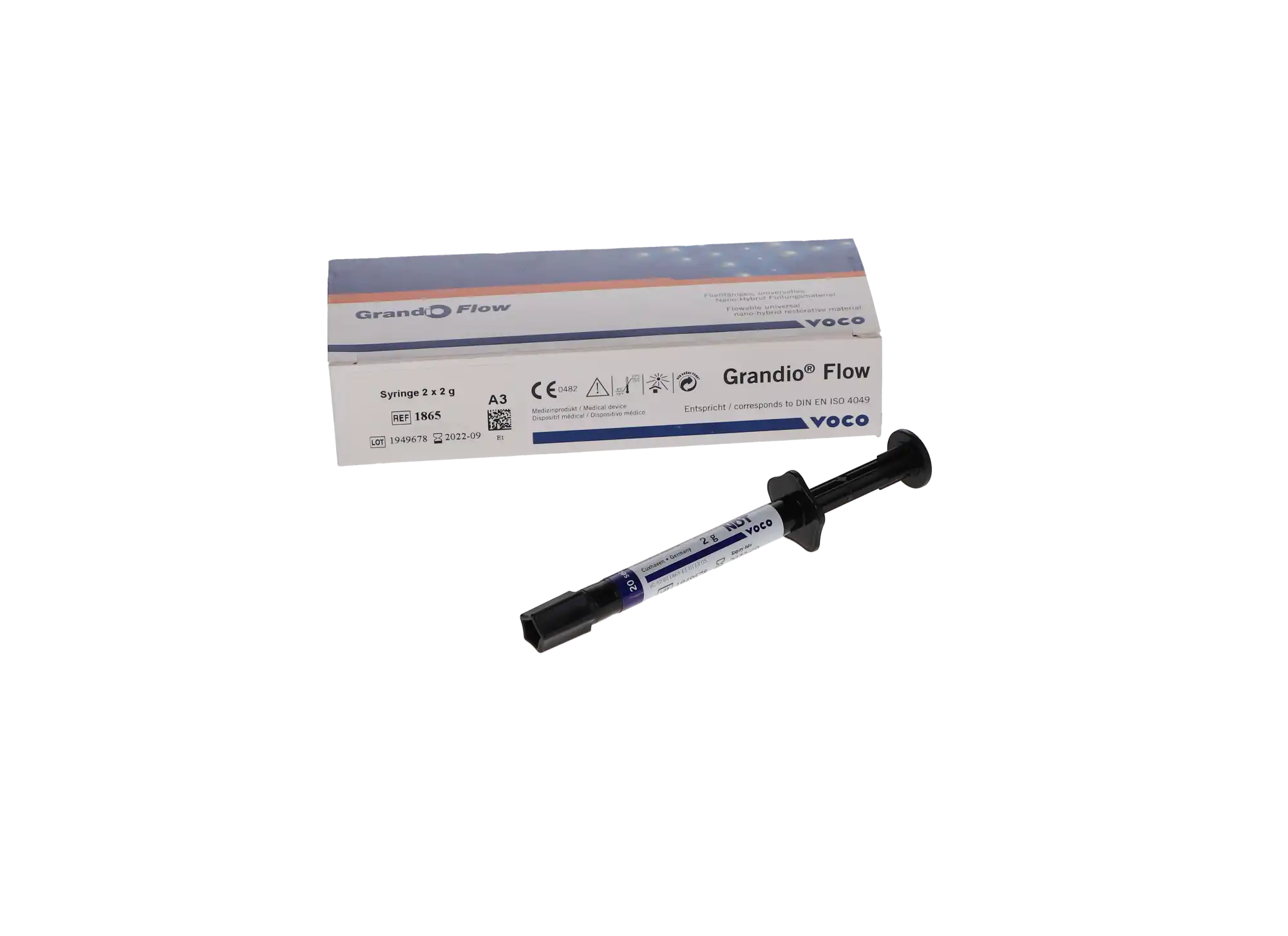 Grandio Flow Universal Flowable Composite Restorative, Light-Cure, Syringe Refill, 2 g, Shade A3, 2/Pk, 1865 thumbnail 11