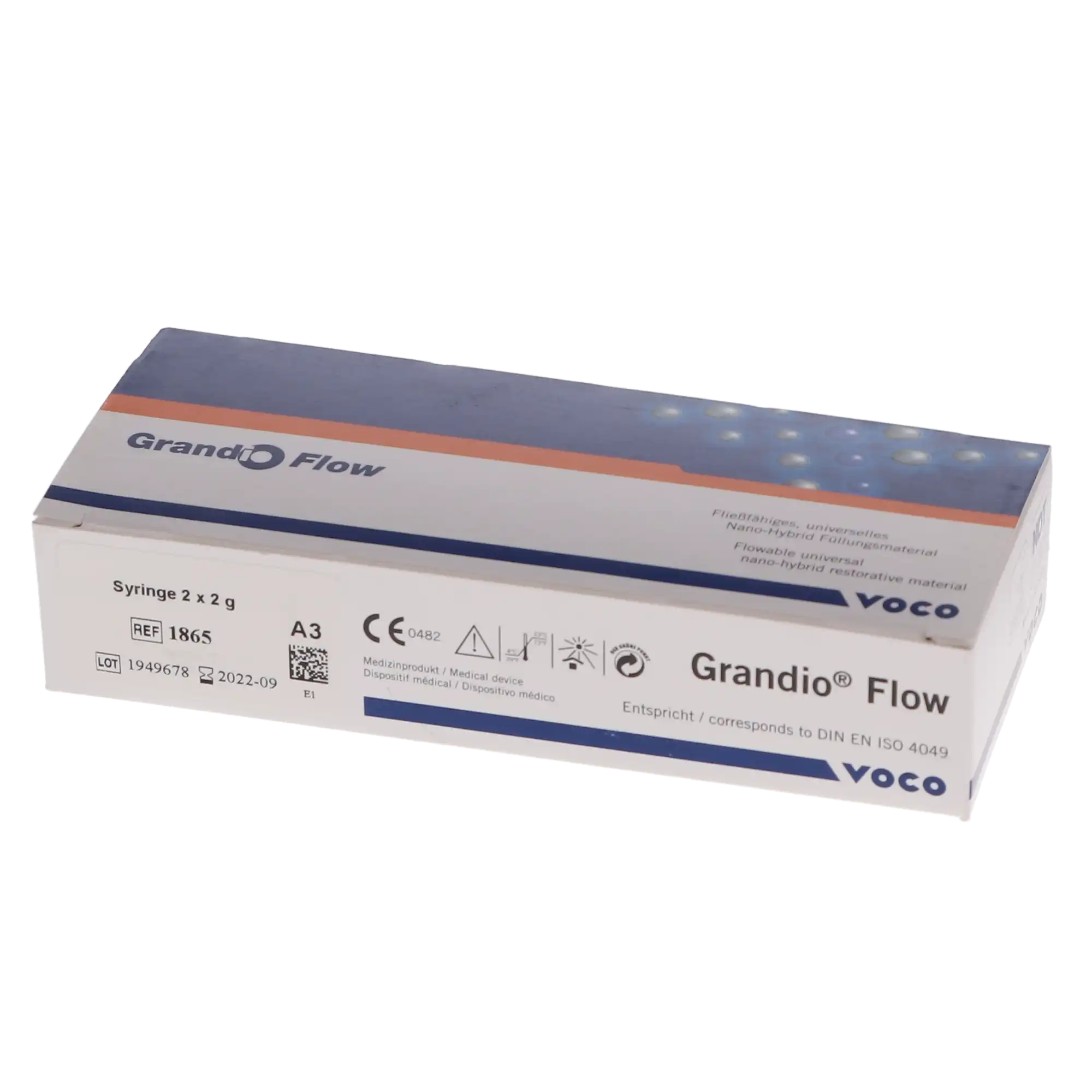 Grandio Flow Universal Flowable Composite Restorative, Light-Cure, Syringe Refill, 2 g, Shade A3, 2/Pk, 1865 thumbnail 12